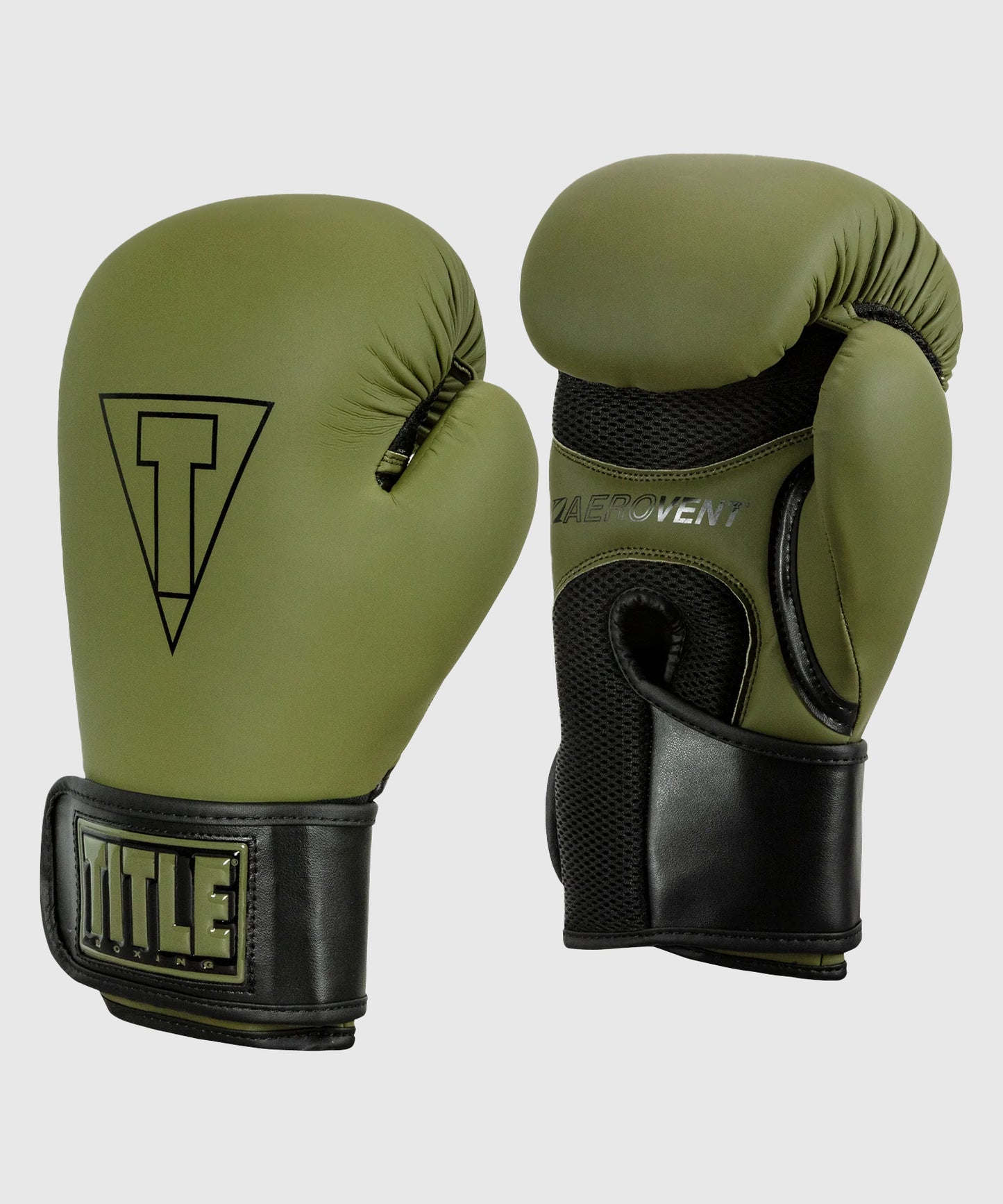 Title Boxing Vegan Fitness Guantes de Boxeo - Caqui/Negro