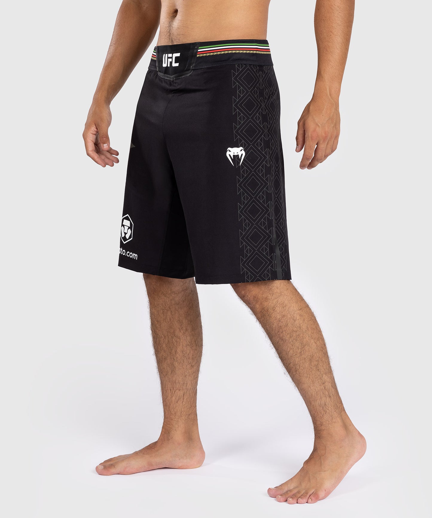 Noche UFC by Venum Authentic Fight Night Herren Fight Shorts - Lange Passform - Schwarz