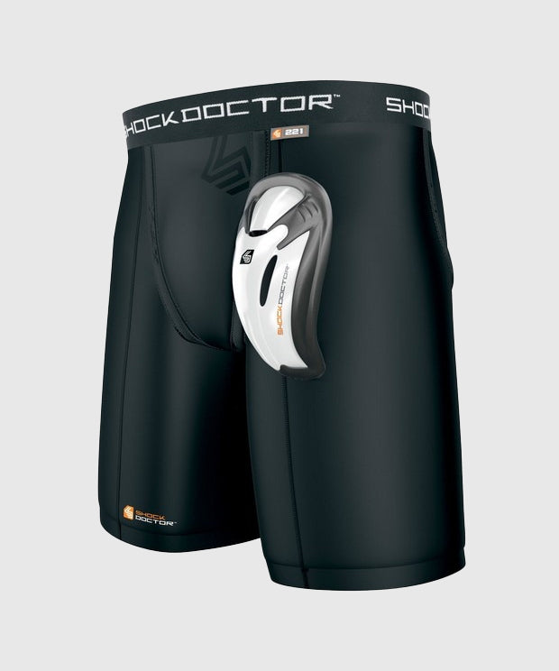 Short + Coquille de Protection Shock Doctor Bioflex - Noir