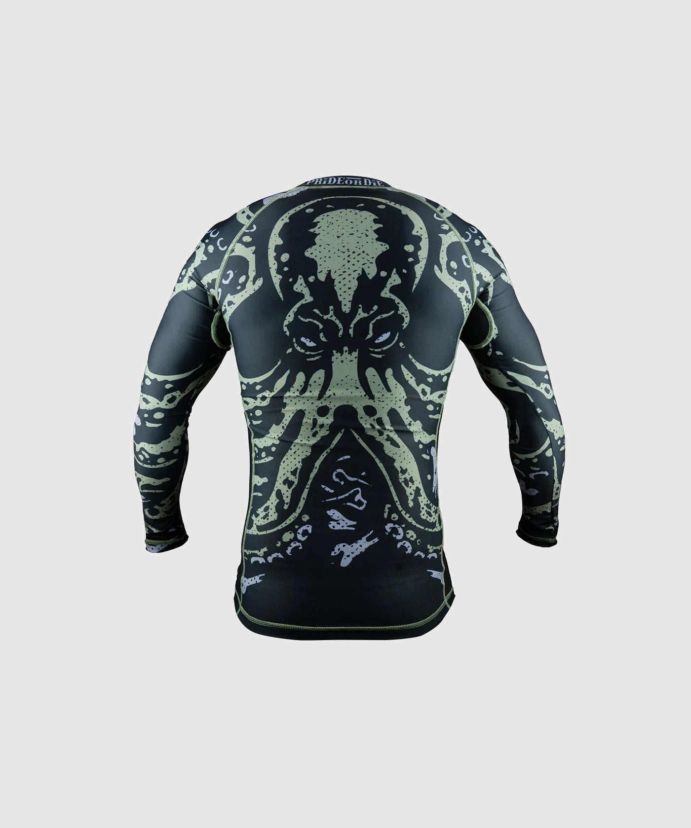 Pride Or Die Bone Crusher V2 Long Sleeve Rashguard - Black