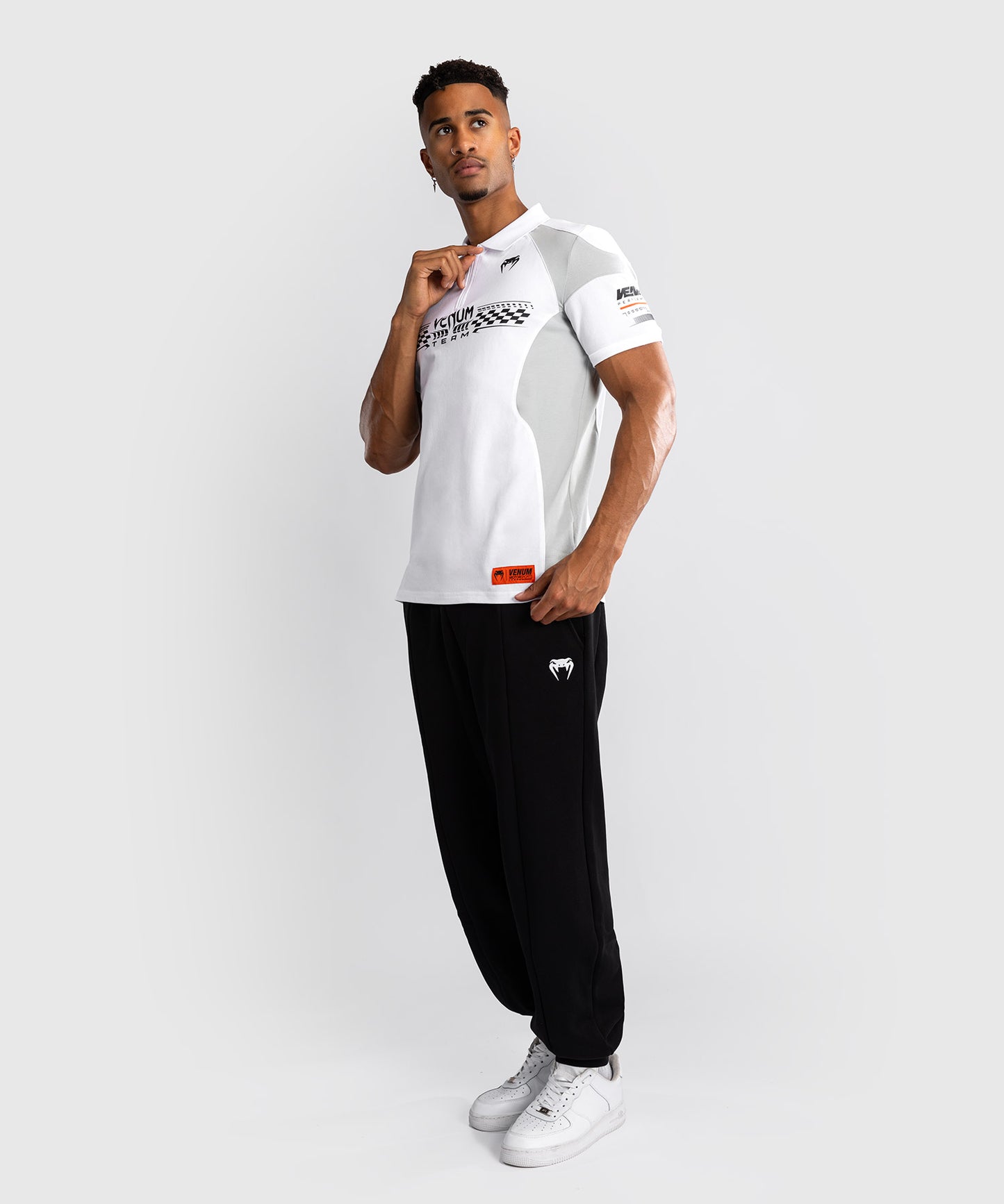 Polo en Coton Venum Motorsport - Blanc Neige