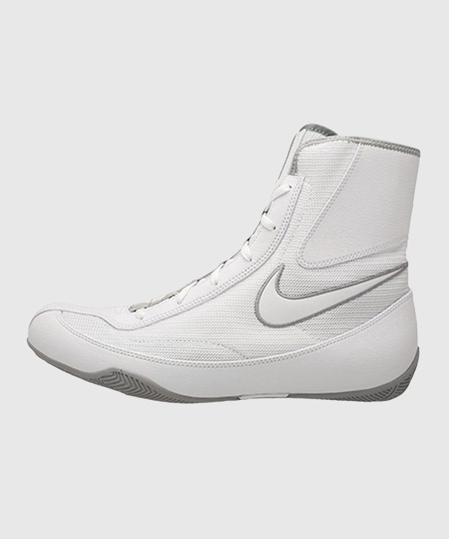 Chaussures de Boxe Semi-Montantes Nike Machomai 2 - Blanc/Noir