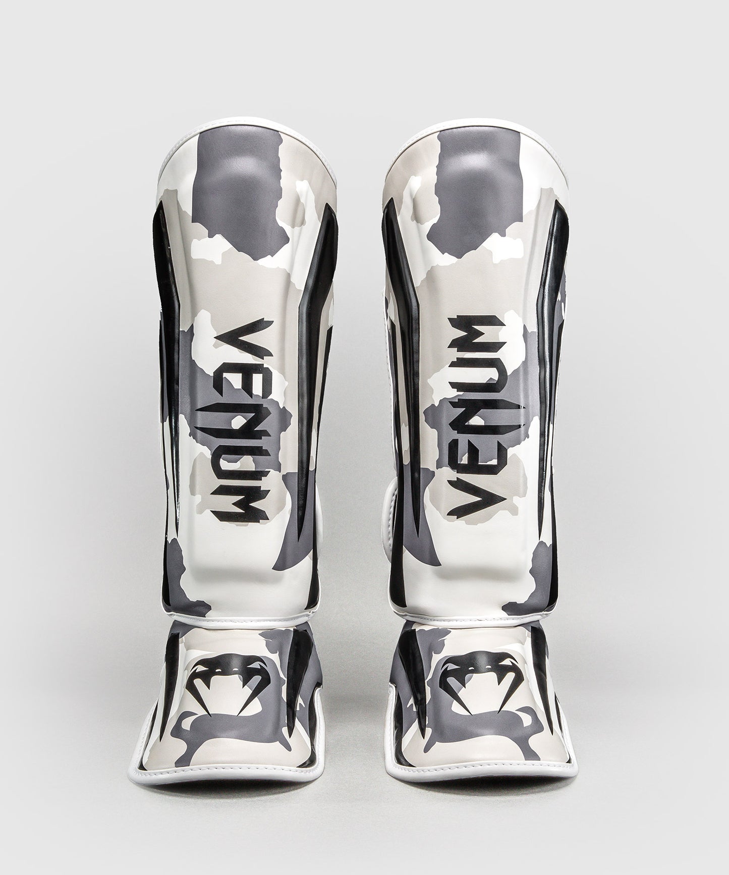 Venum Elite Camo Shin Guards - White/Light Grey