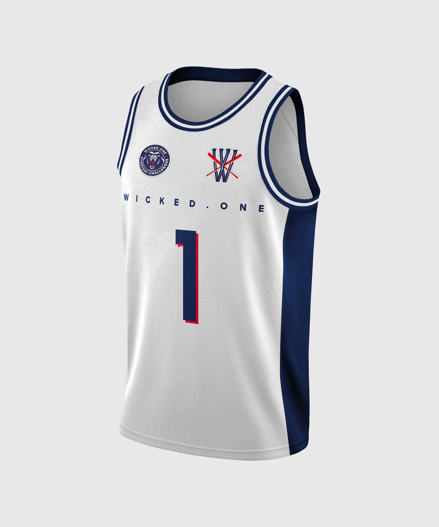 Debardeur Wicked One Whacks - Blanc & Navy