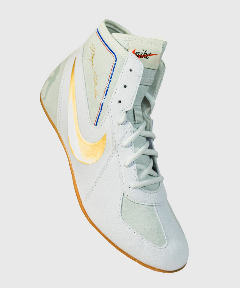 Nike Footsweep 2 SE Scarpe da Lotta - Bianco/Oro/Gomma