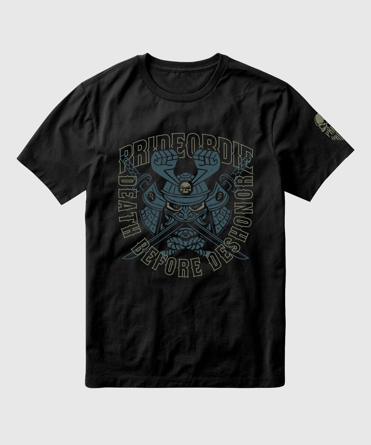 T-Shirt Pride Or Die "Samuraï" - Noir