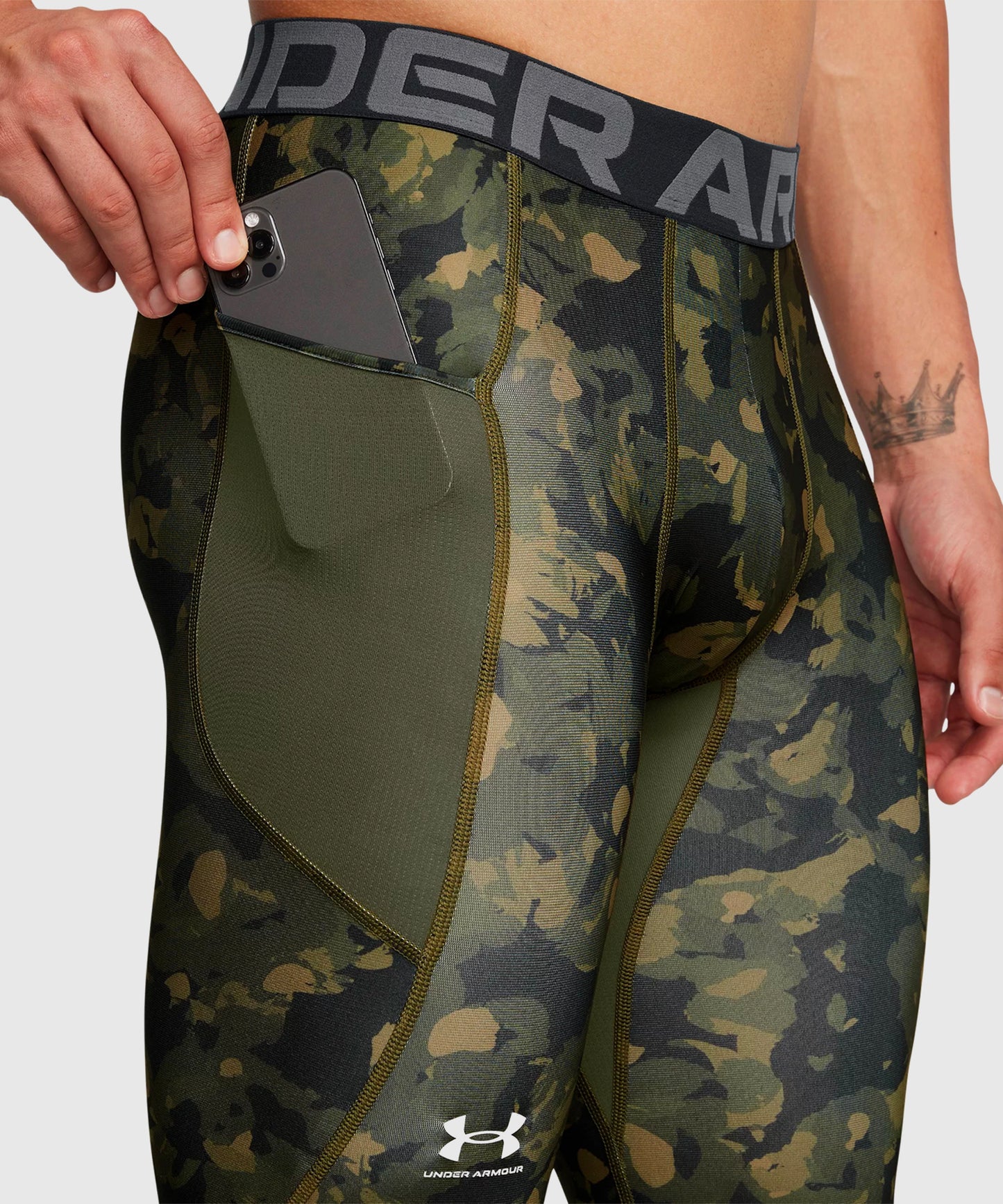 Under Armour Heatgear Pantalón de Compresión – Caqui/Camo
