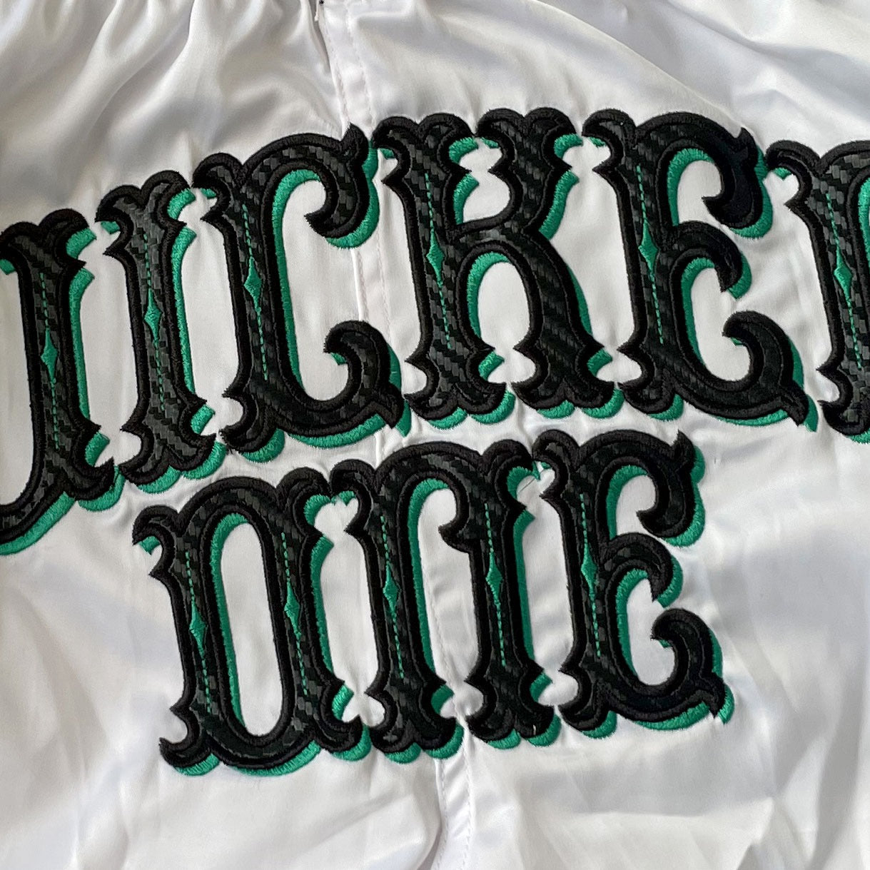 Short de Muay Thai Wicked One Bandido - Blanc