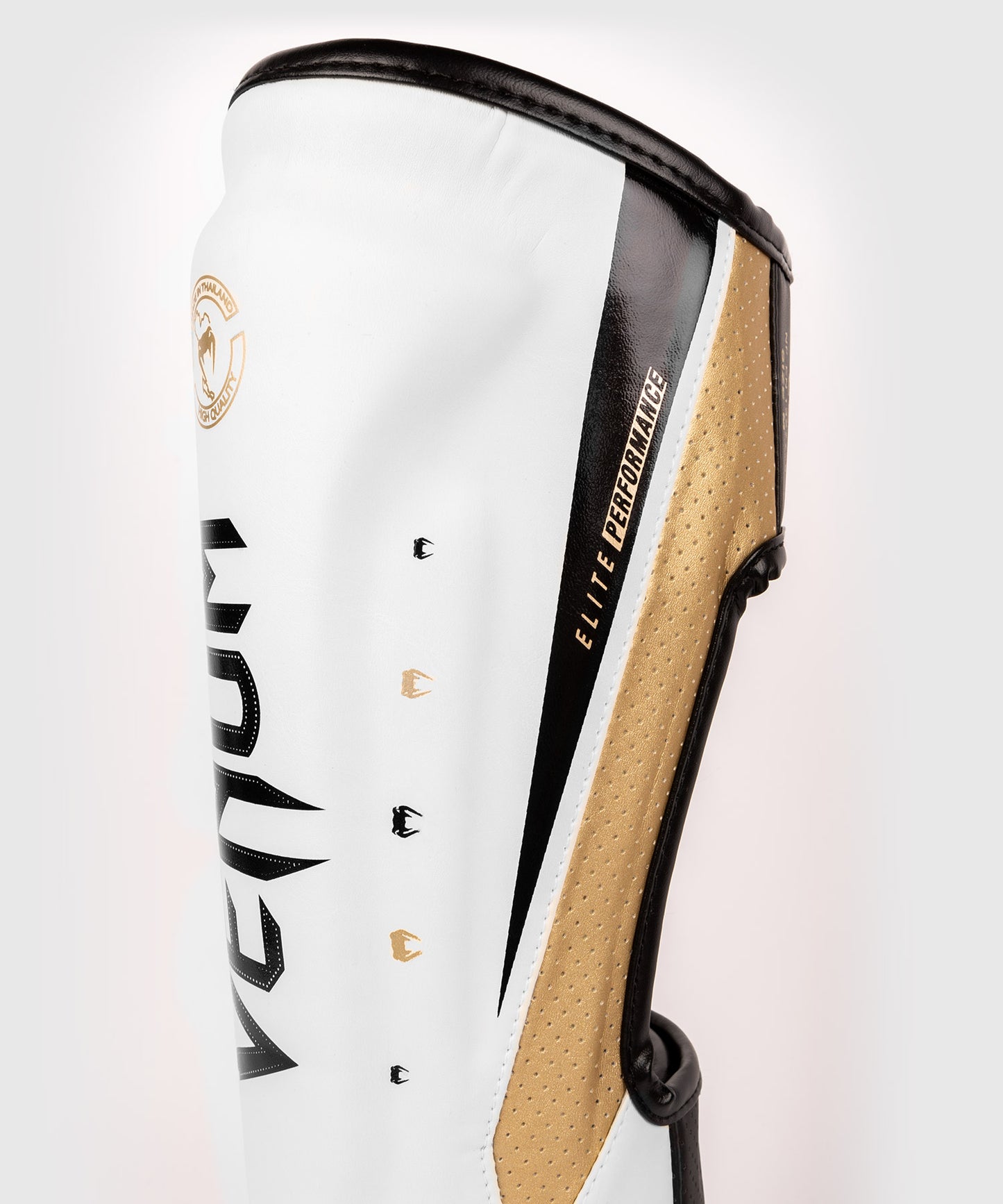 Protège-Tibias Venum Elite Evo - Blanc/Or