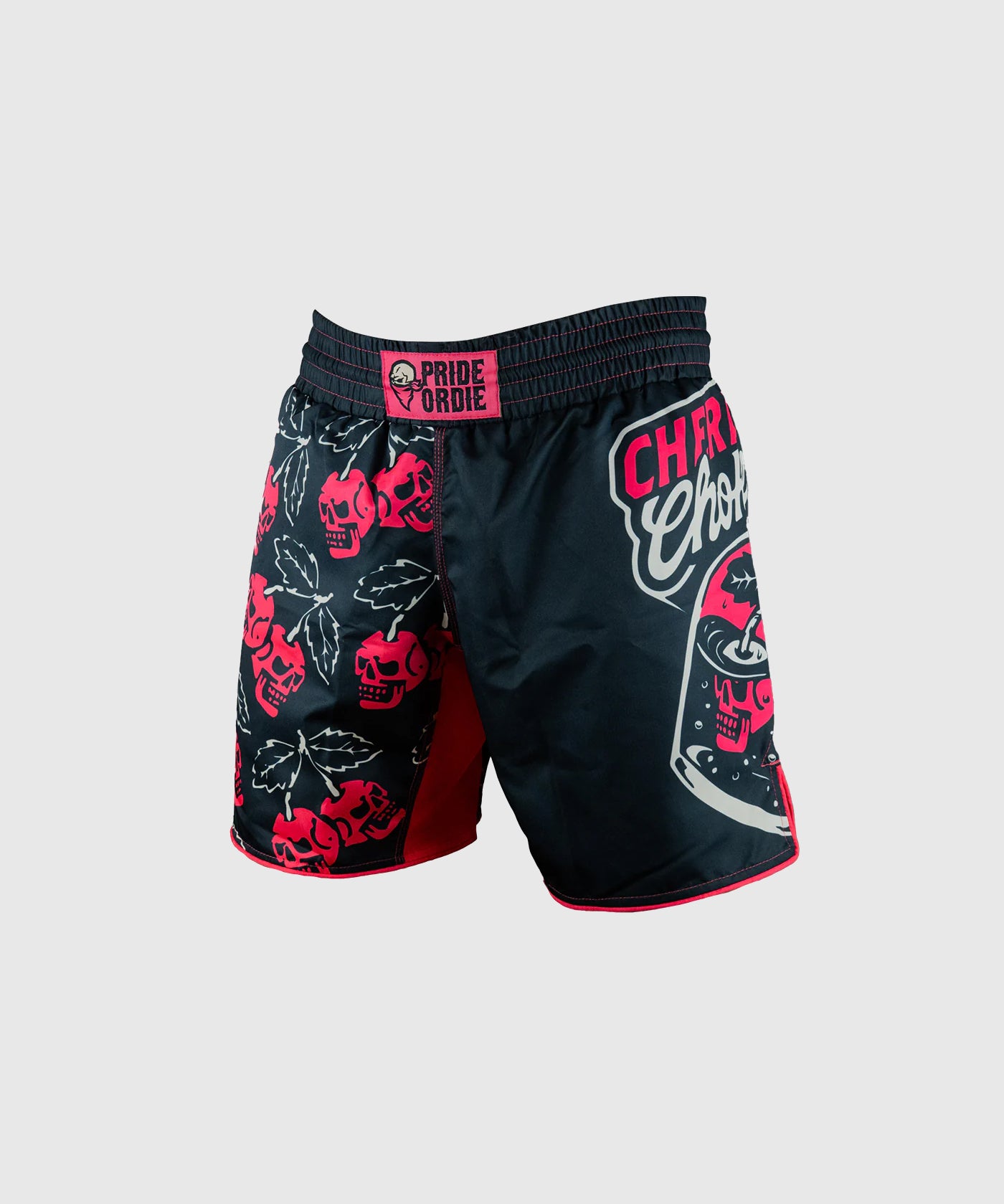 Pride Or Die Cherry Choke Fight Shorts - Black