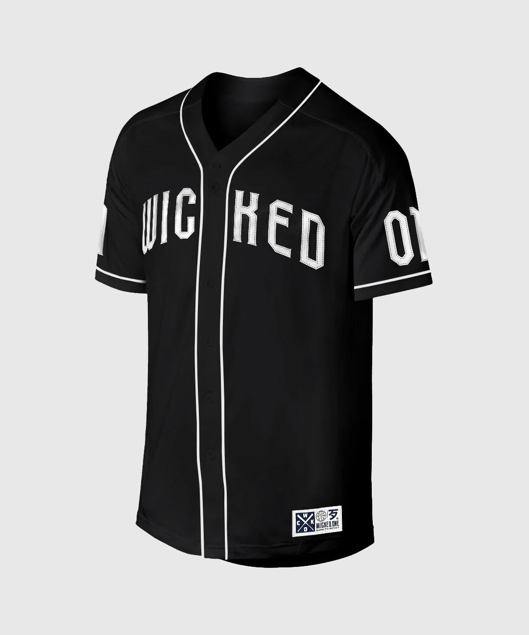 Wicked One Outfielder Baseballhemd - Schwarz