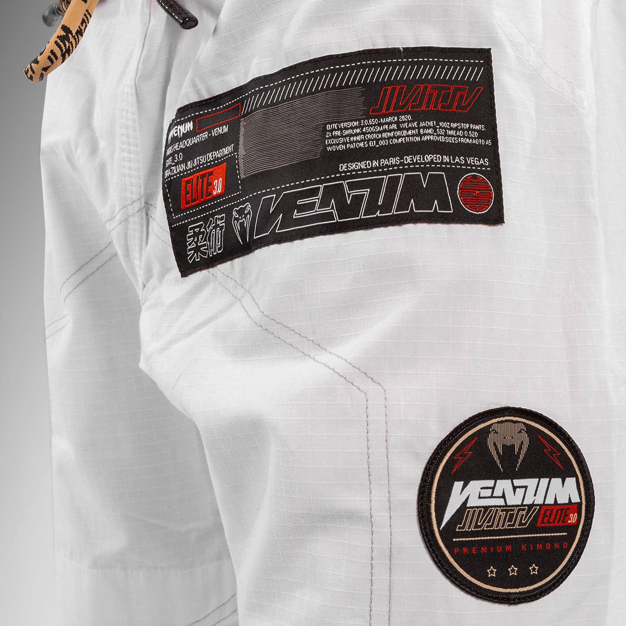 Kimono de JJB Venum Elite 3.0 - Blanc