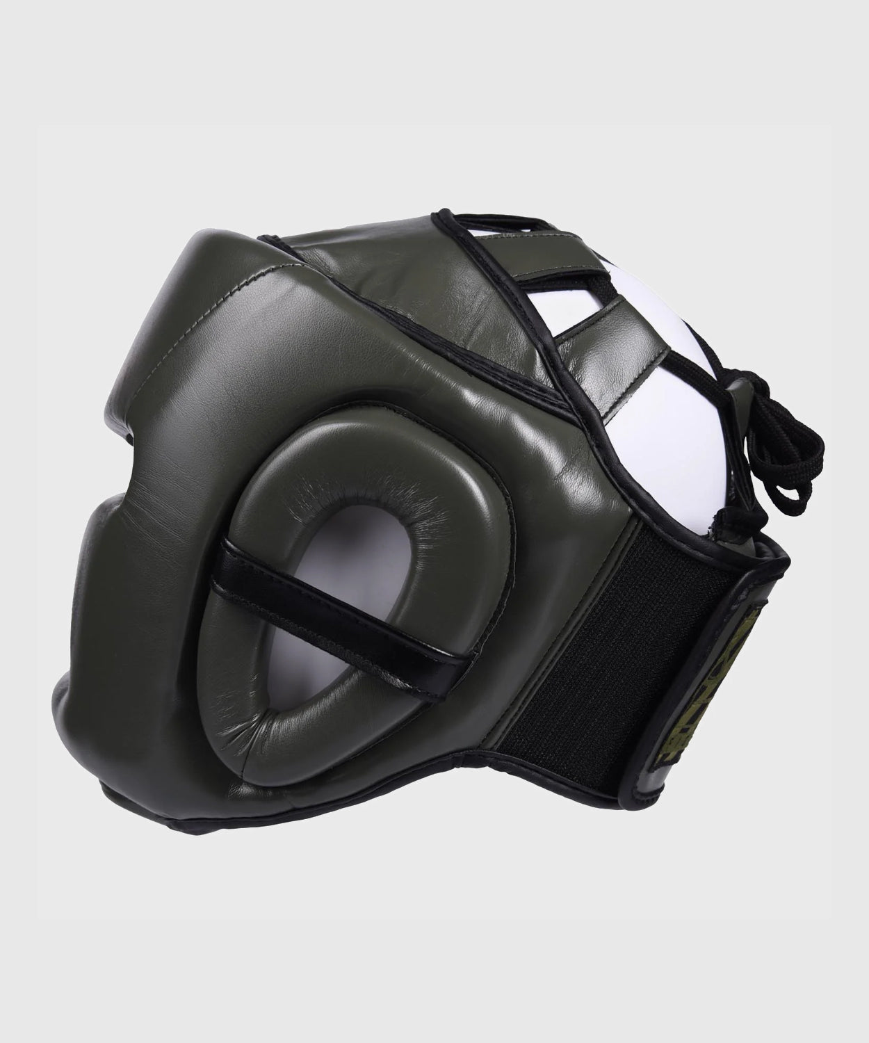 8 Weapons Unlimited Casco de Boxeo - Caqui/Negro