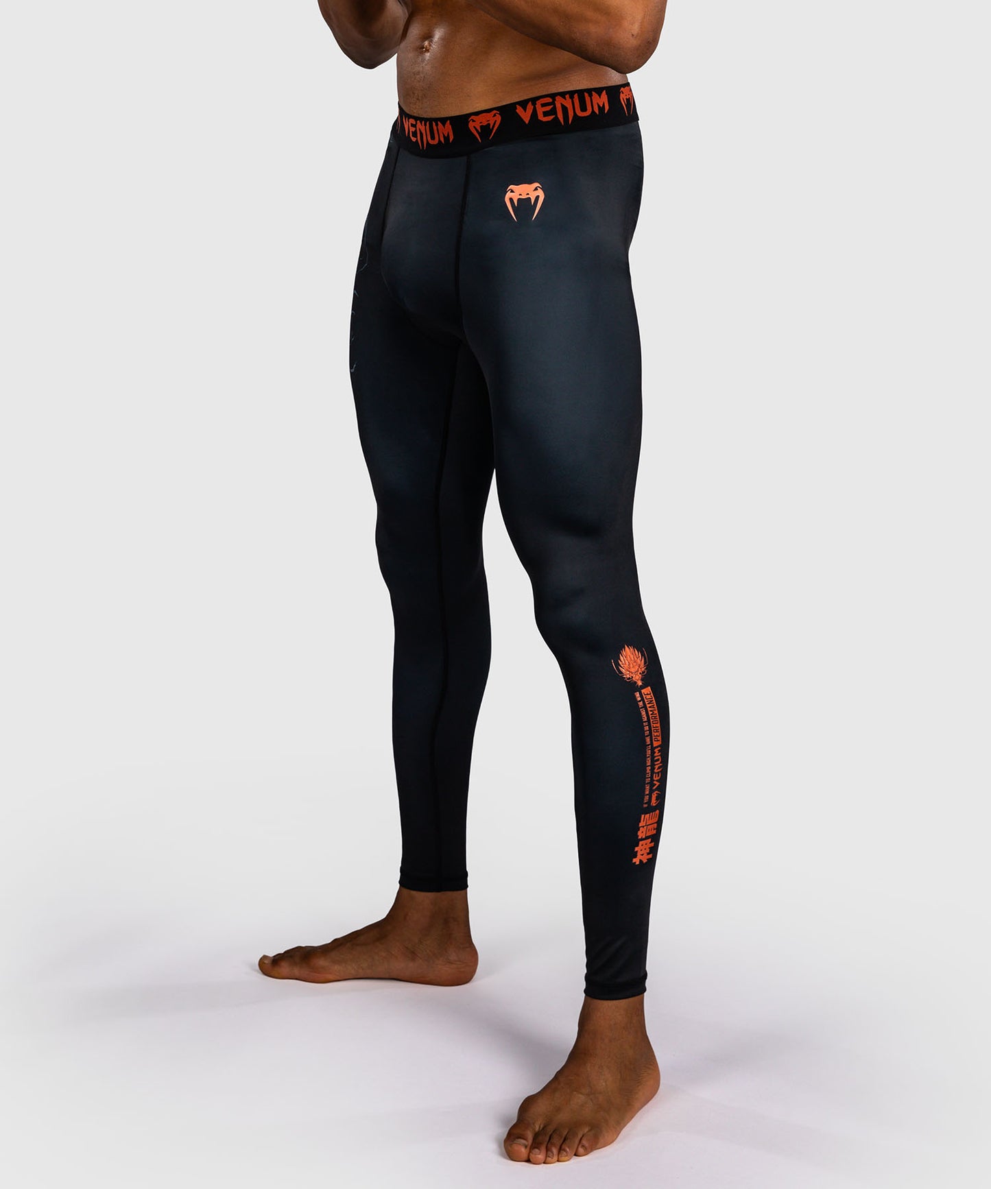 Pantalon de compression Venum Thunder Dragon – Noir/Gris/Cuivre