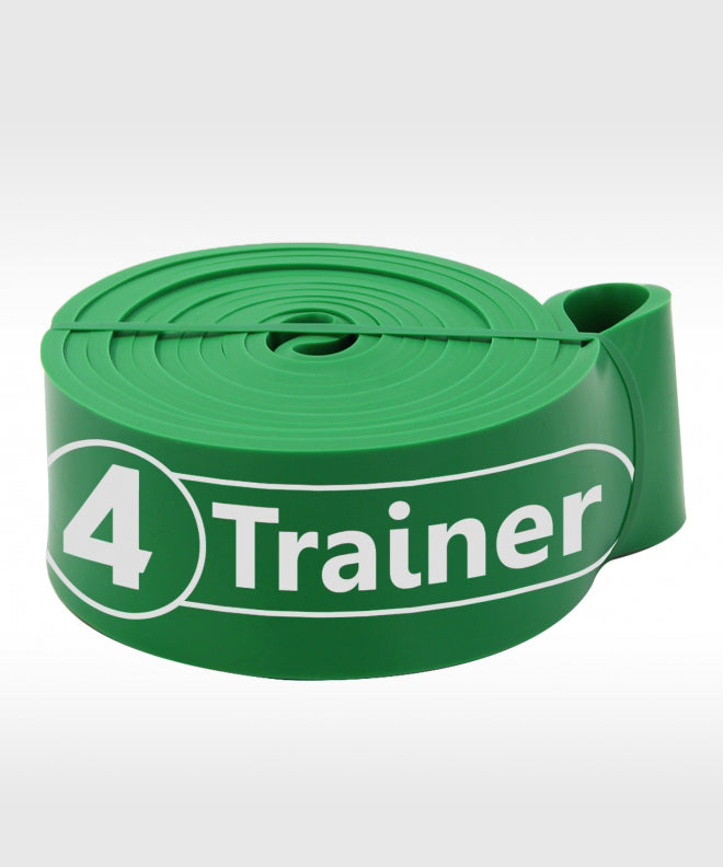 Bande élastique 4Trainer Powerband Fort - Résistance 15 à 23 kg - Vert