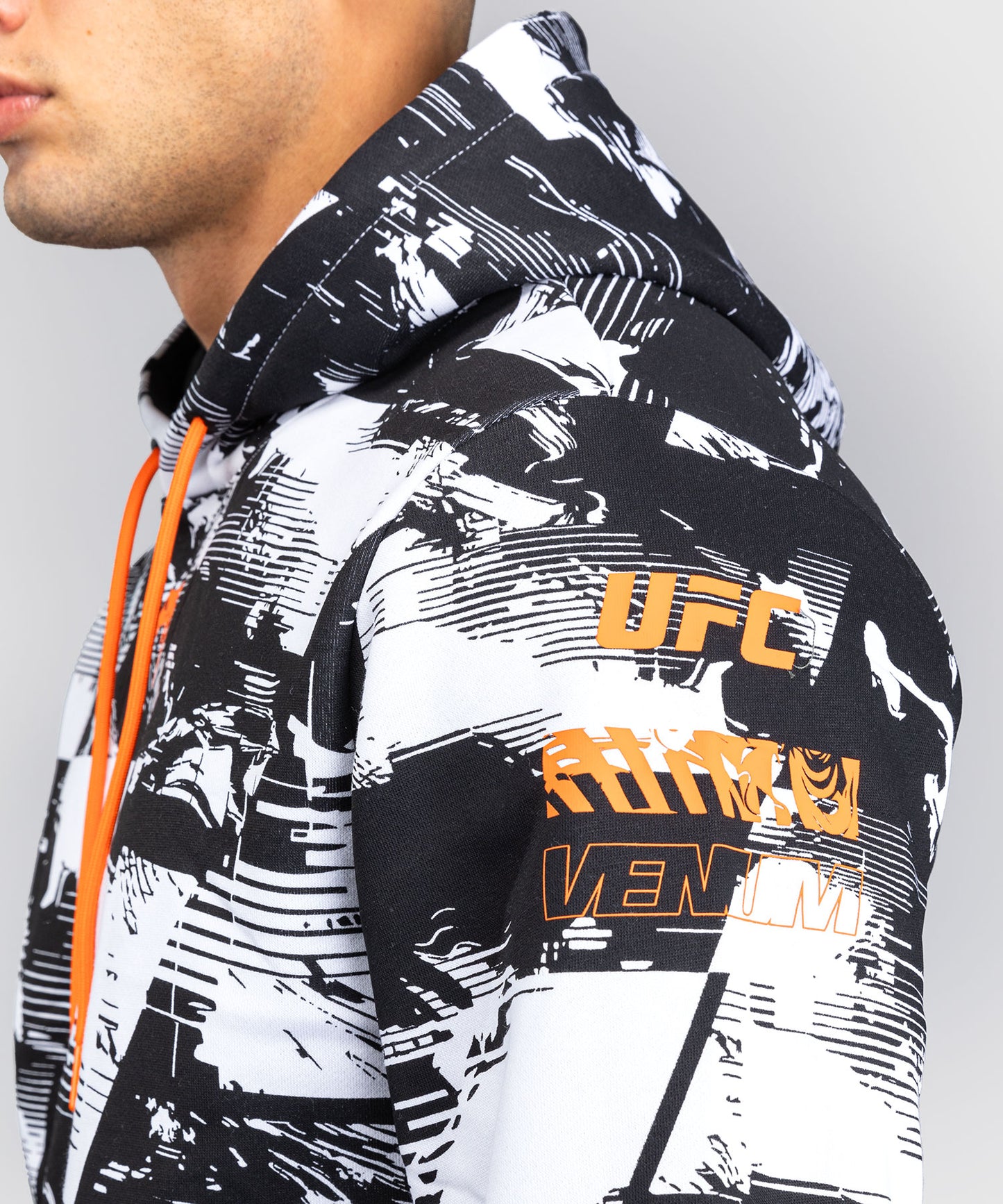 Men's UFC Zenith by Venum White Authentic Fight Week Pullover Hoodie