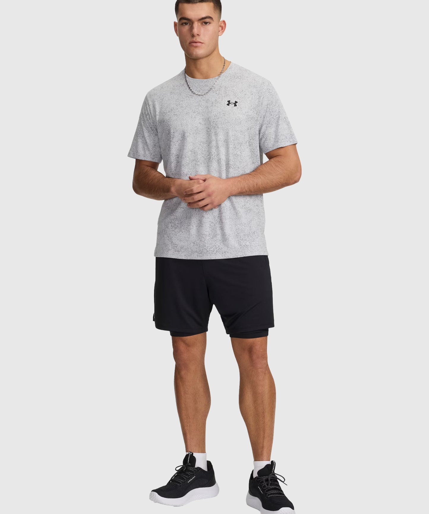 Short de MMA Under Armour 2-En-1 Tech Vent - Noir