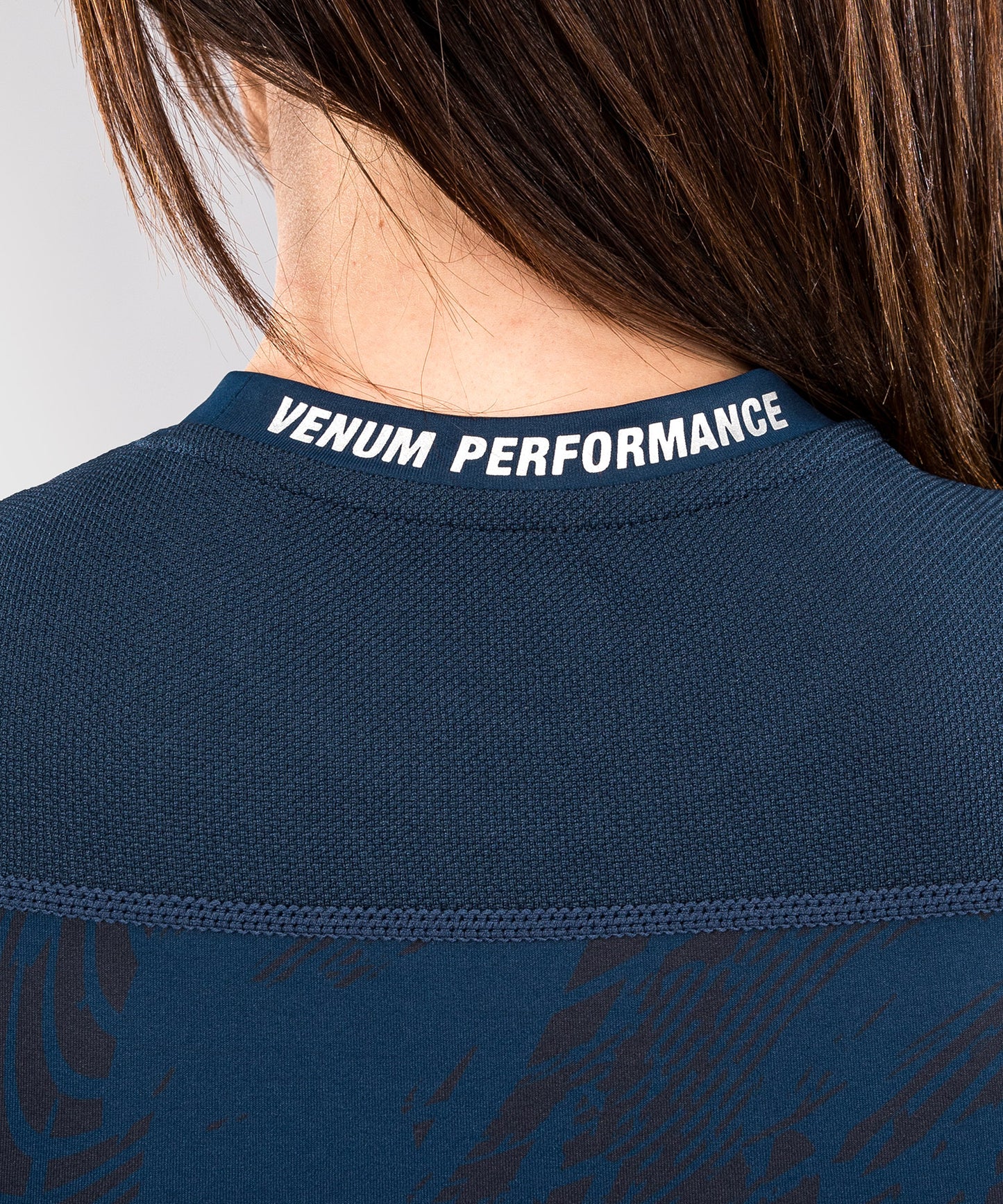 UFC Fusion by Venum Fight Week Damen Performance Kurzarm Rashguard - Ozeanisches Blau