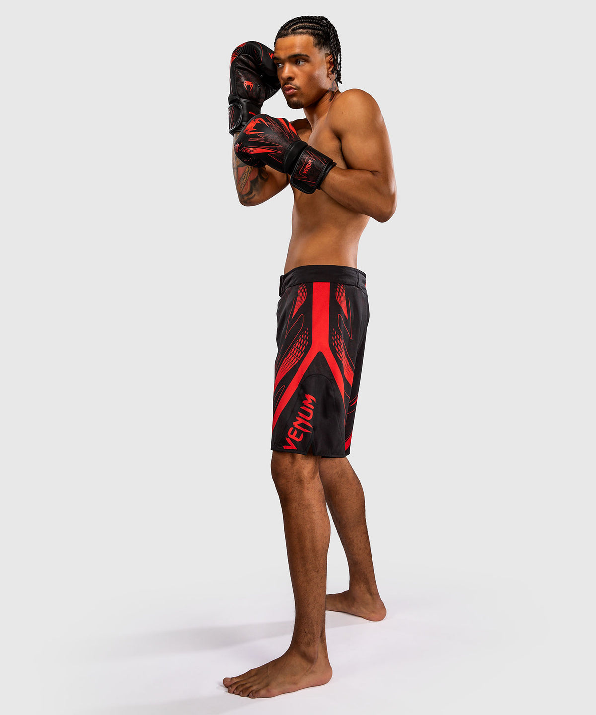 Venum Amazonia Reborn Pantaloncini da MMA - Nero/Rosso