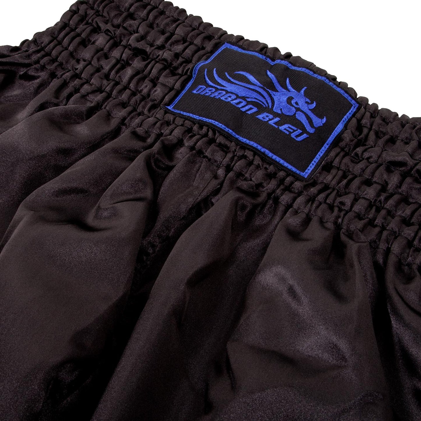 Short de Boxe Anglaise Dragon Bleu - Noir