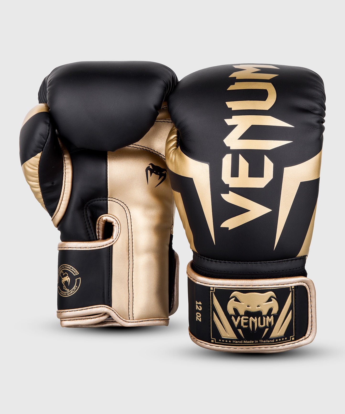 Gants de boxe Venum Elite - Noir/Doré
