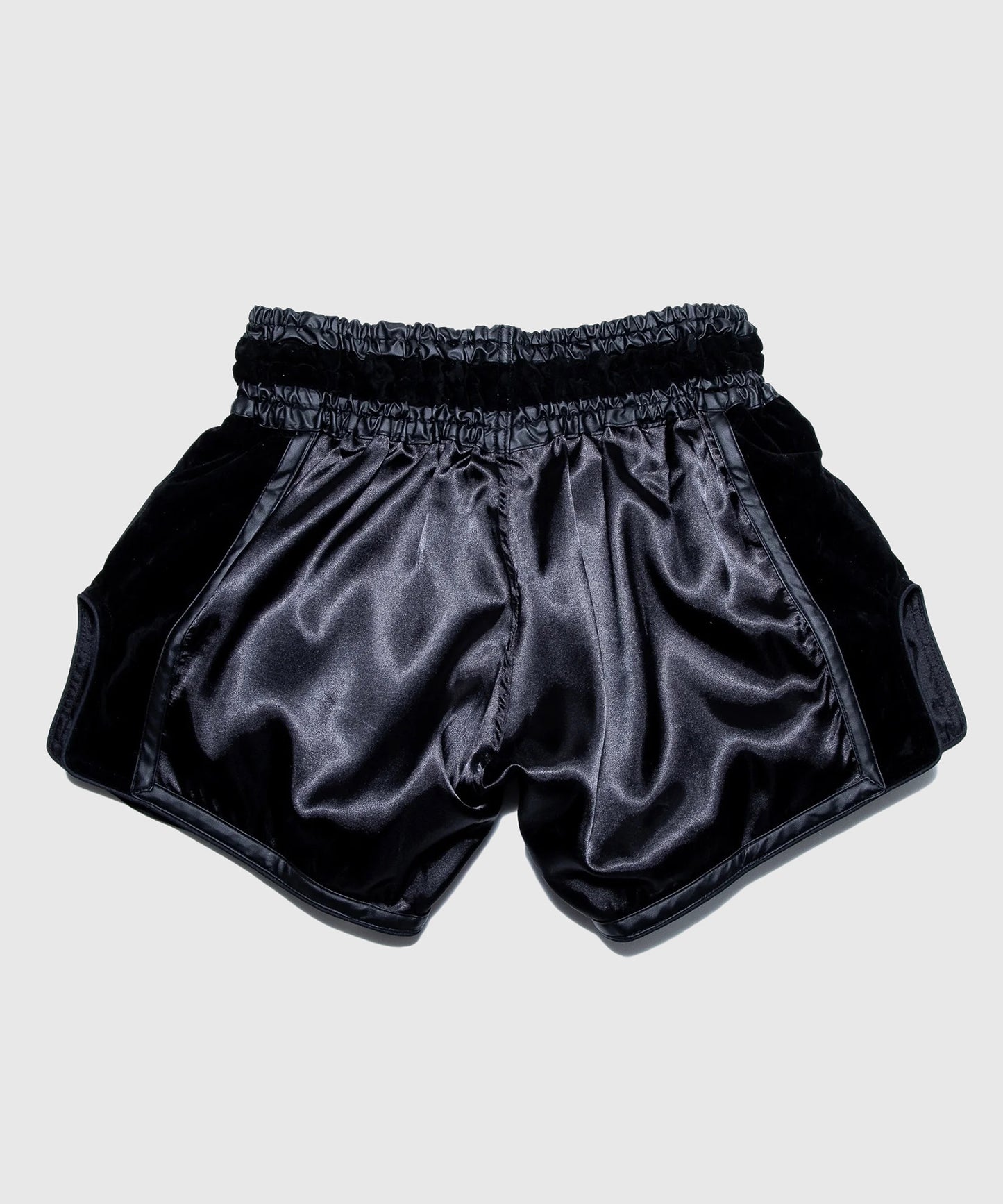 Infightstyle Fs Rt20 Retro Pantaloncini da Muay Thai - Nero/Nero