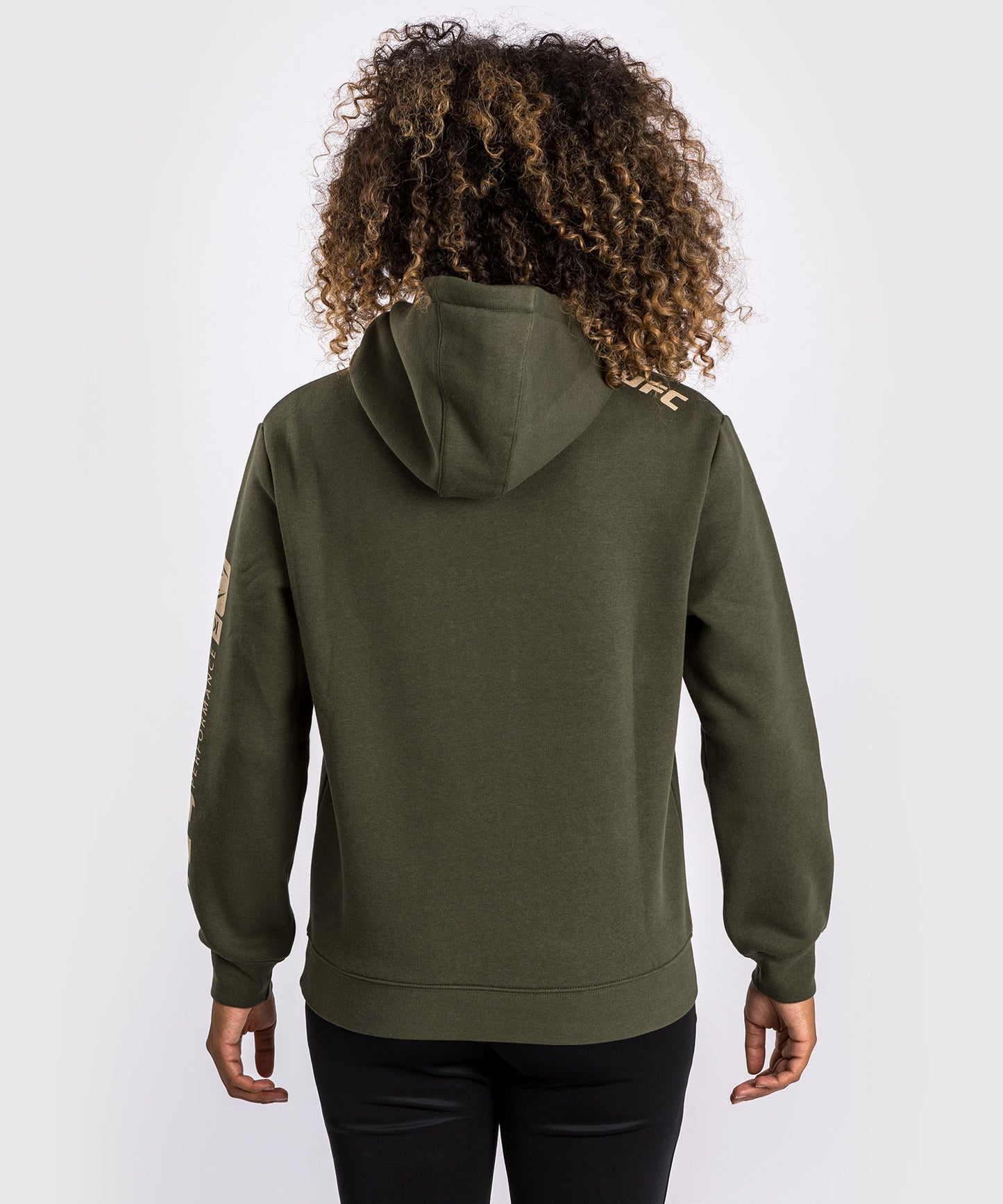 UFC Adrenaline by Venum Fight Week Women’s Pullover Hoodie - Khaki