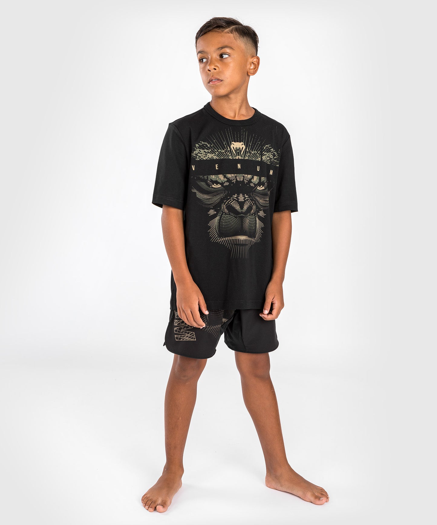 T-Shirt pour Enfants Venum Gorilla Jungle - Sable/Noir