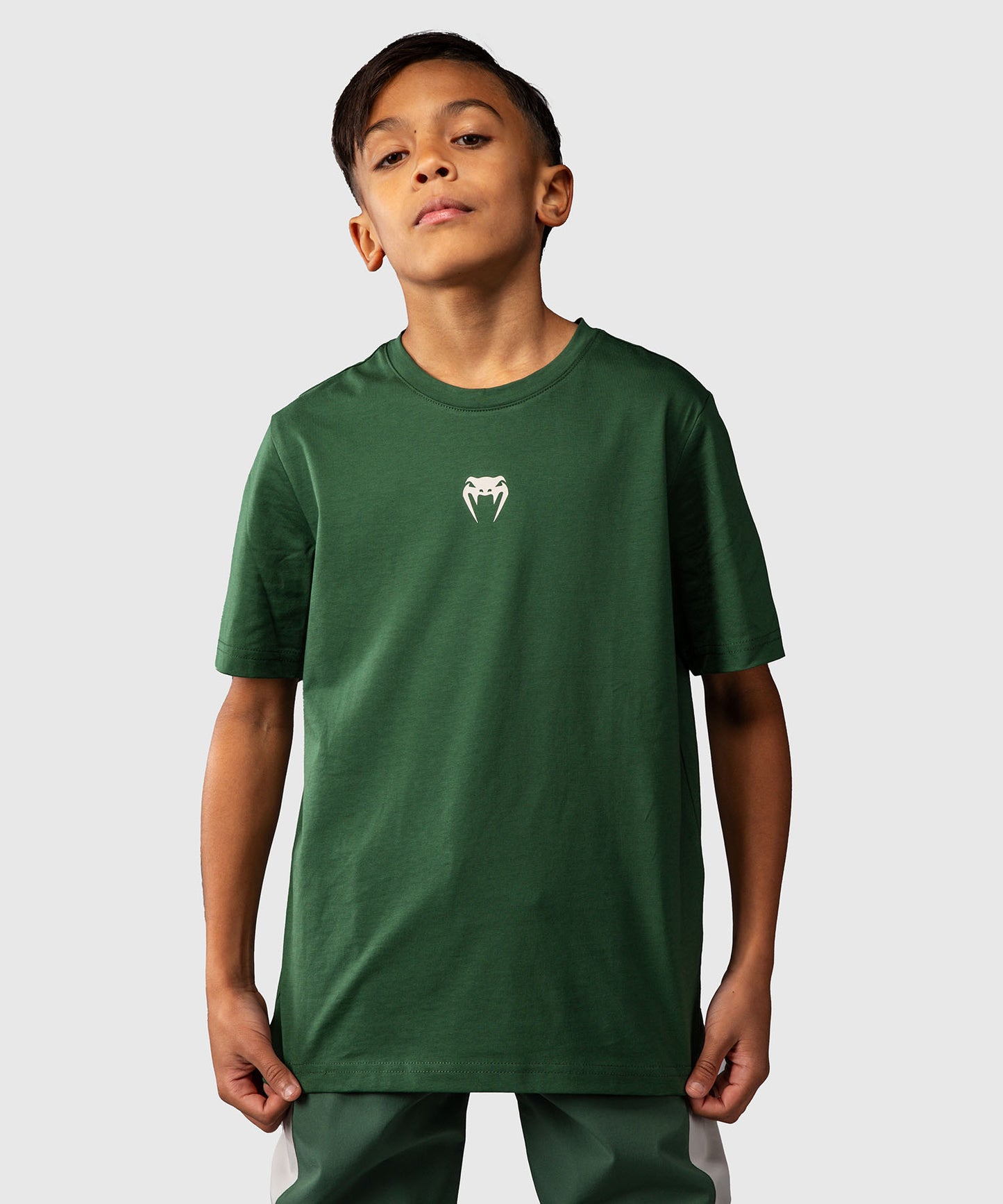 Venum Contender Maglietta per Bambini – Verde Foresta/ Bianco Sporco