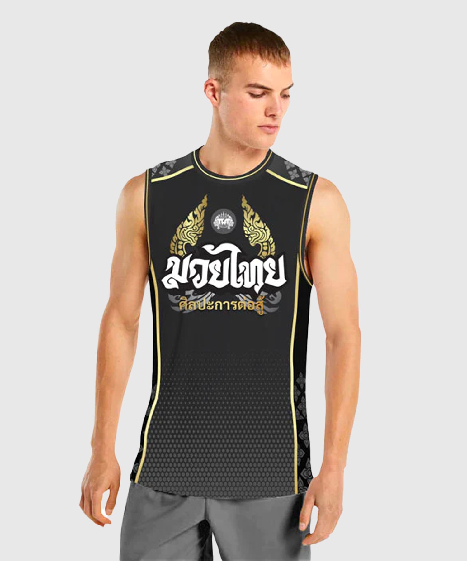 Tank Top Tuff The Great Hongsa Noir – Dragon Bleu