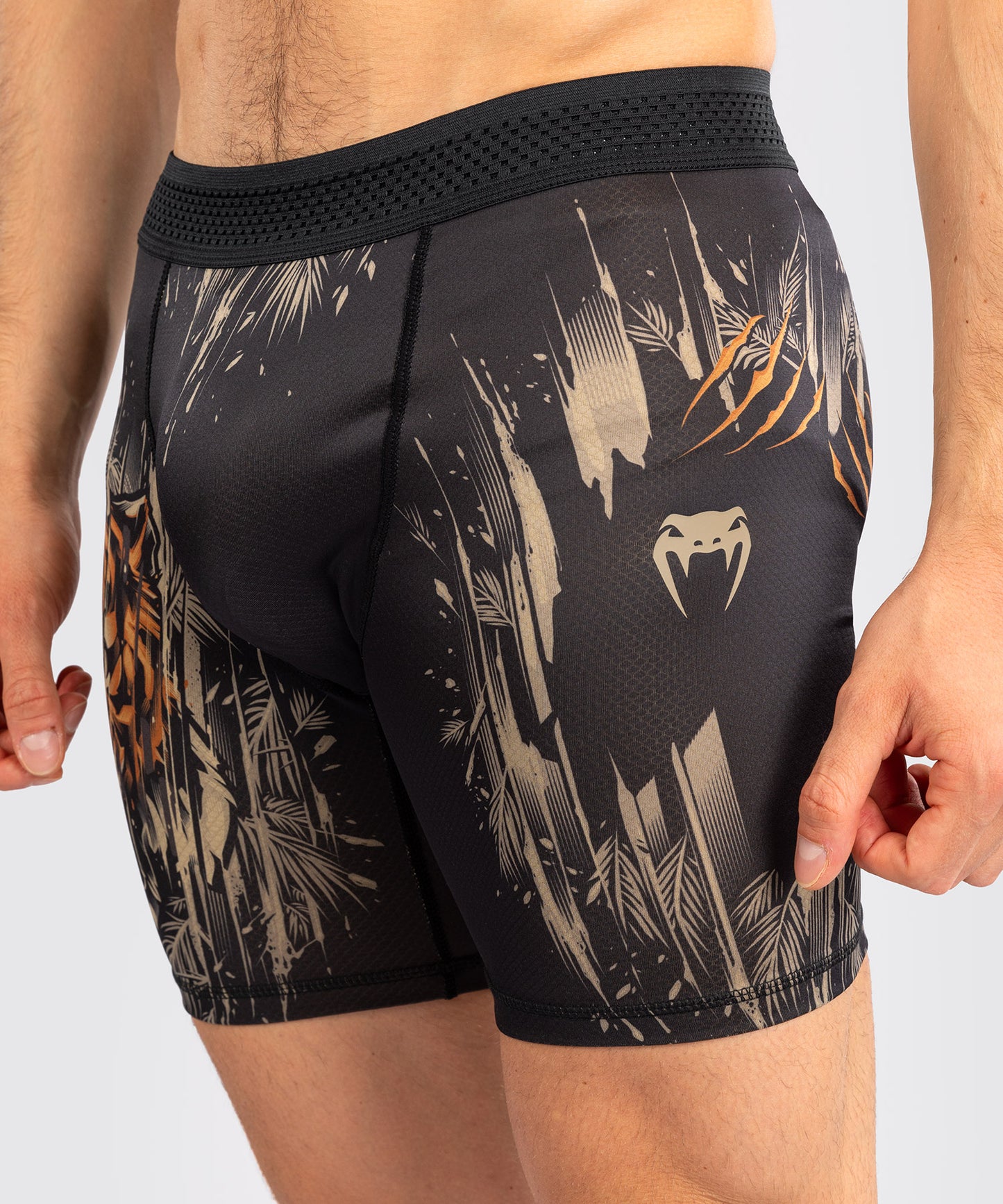 Venum Tiger Herren Vale Tudo - Schwarz/Neon Orange