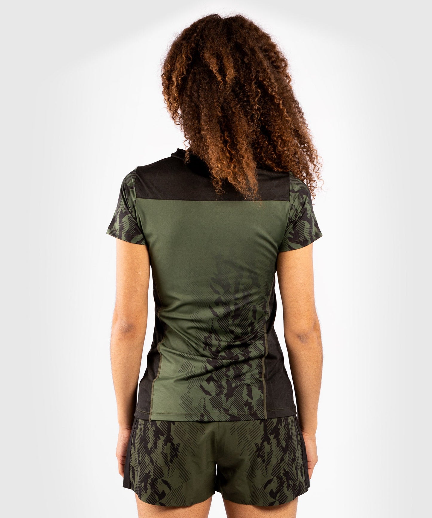 Women's UFC Venum Authentic Fight Week Short Sleeve Technical T-Shirt - Khaki