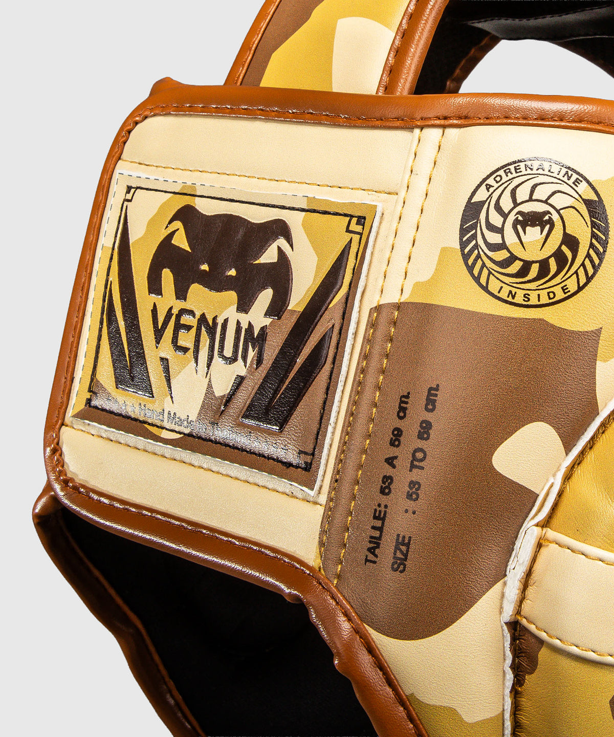 Venum Elite Camo Kopfschutz – Hellbeige/Braun