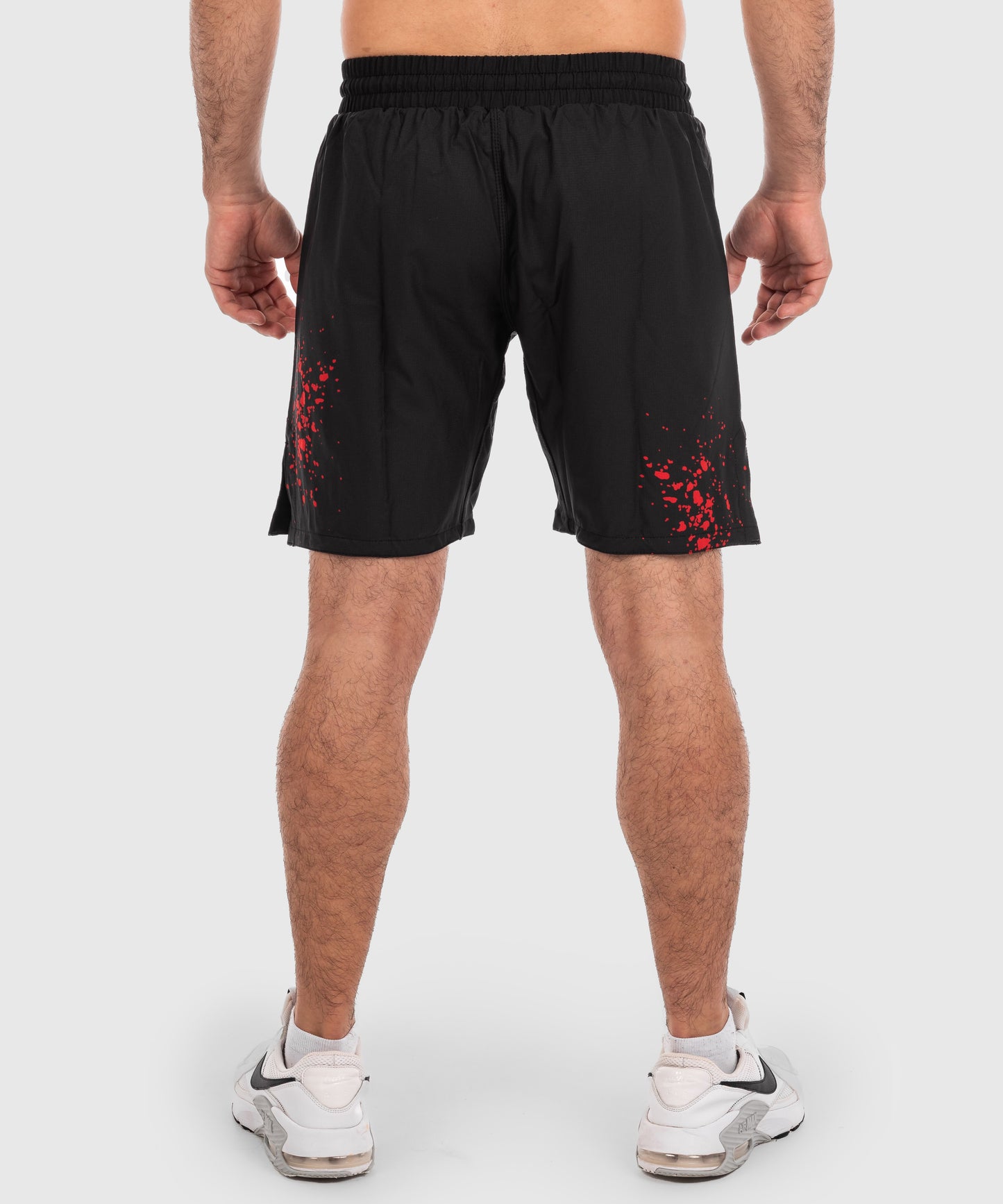 Bad Boy Splatter Fightshorts - Negro/Rojo