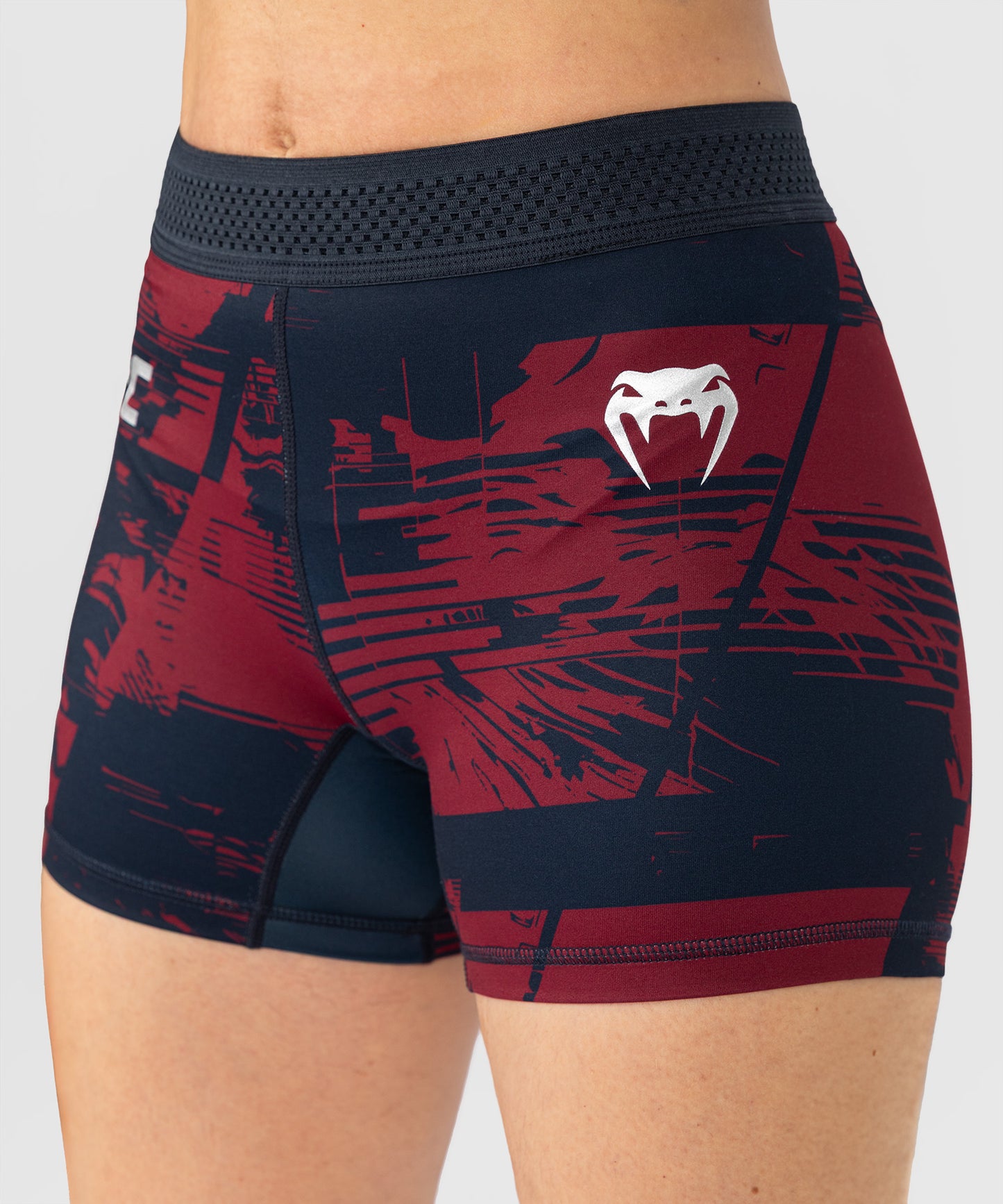 UFC Zenith by Venum Authentic Fight Week Short Vale Tudo Performance Mujer - Azul marino/Burdeos/Plateado
