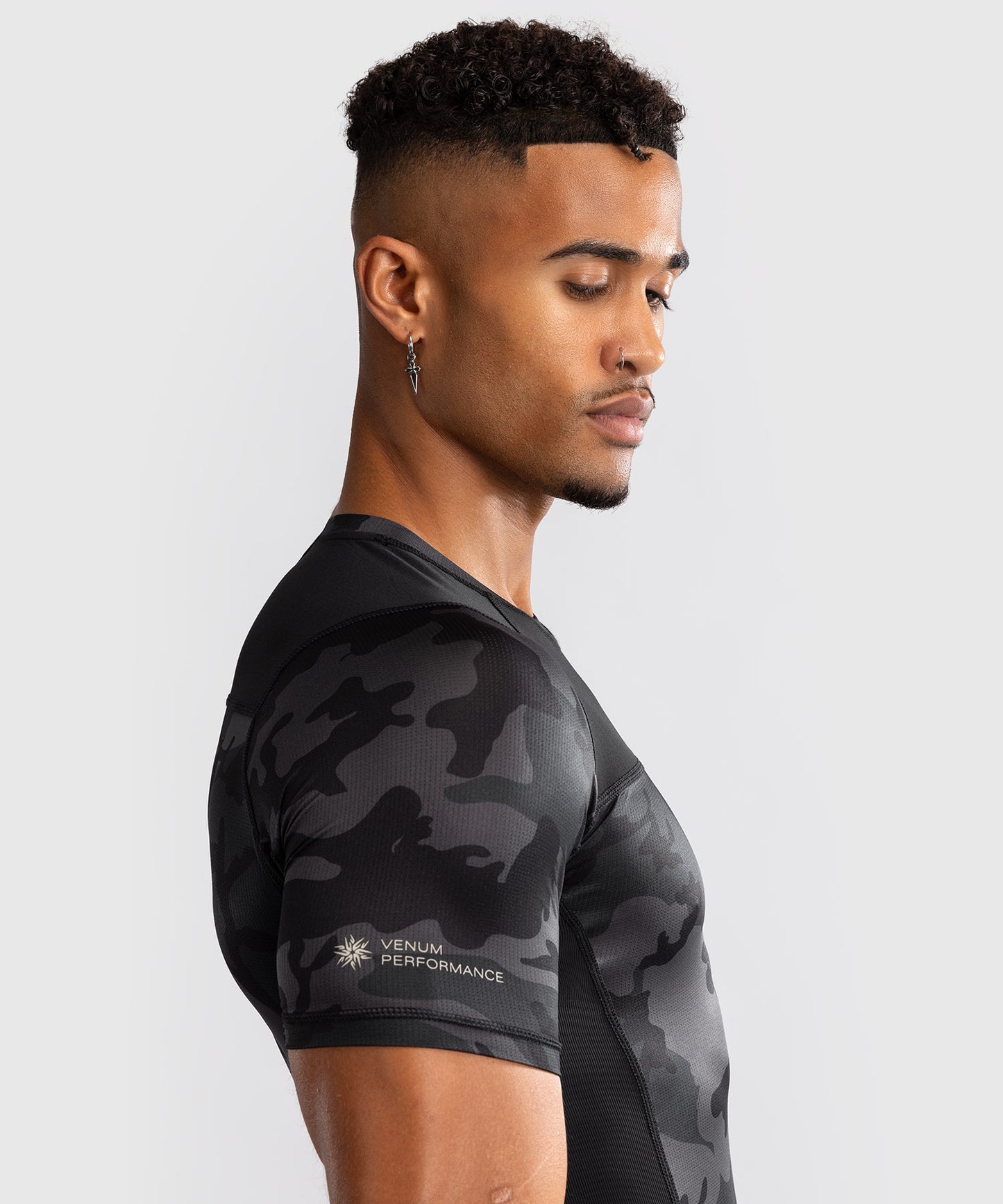 Rashguard à Manches Courtes Venum G-Fit Air pour Hommes - Camo Urban