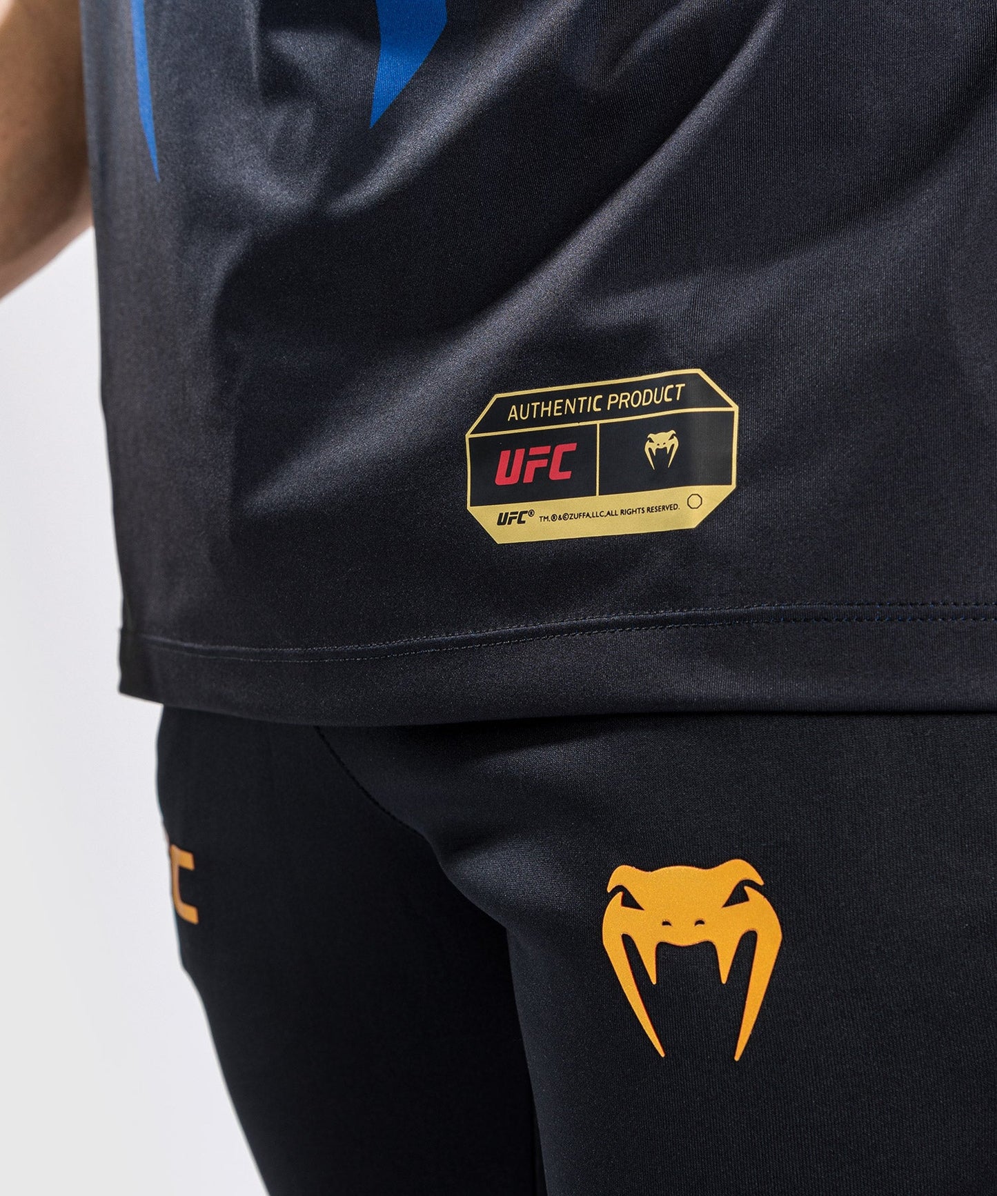 Men's UFC Venum Authentic Fight Night 2.0 Technical T-Shirt - Midnight Edition - Champion