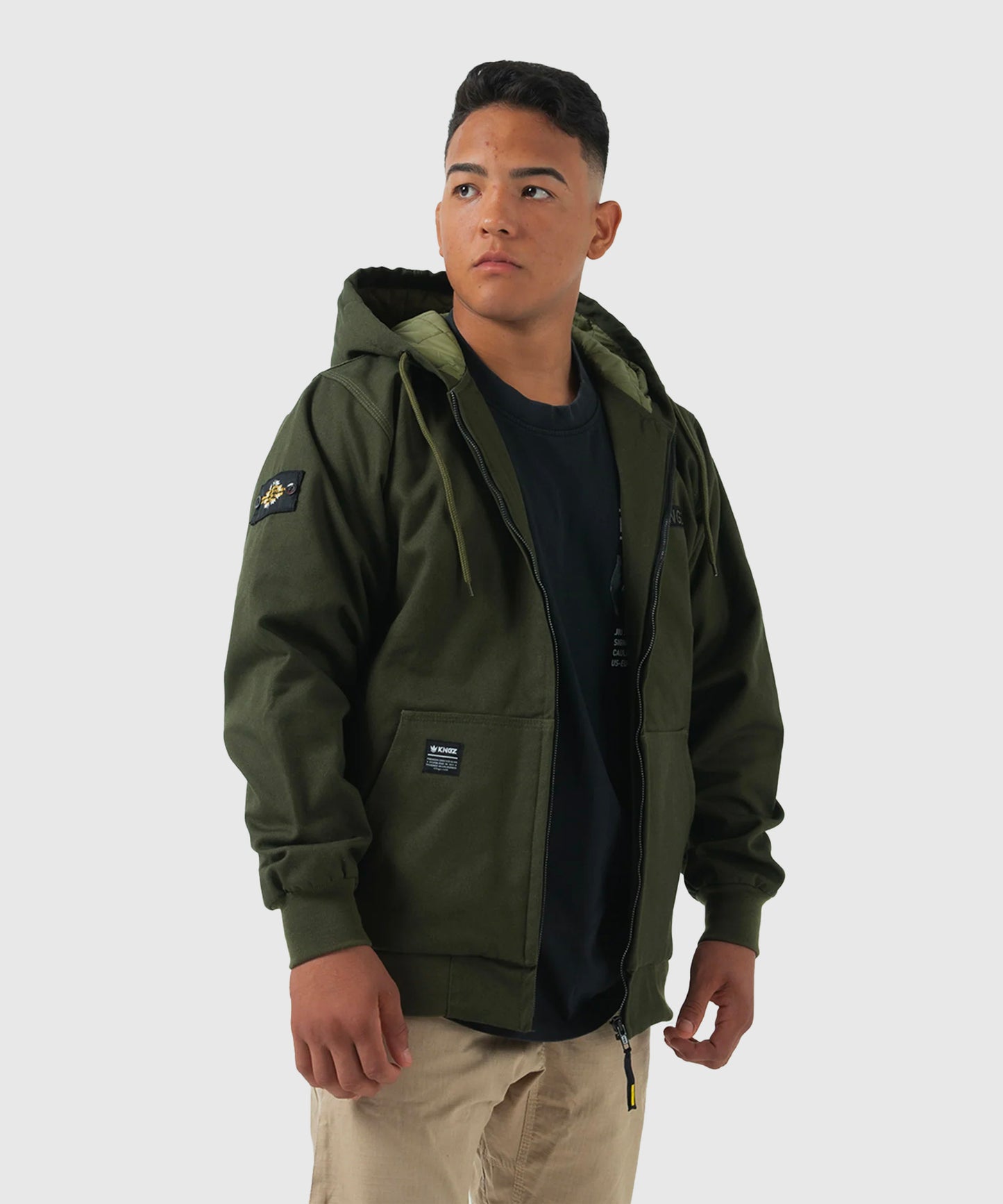 Veste Canvas Kingz - Kaki