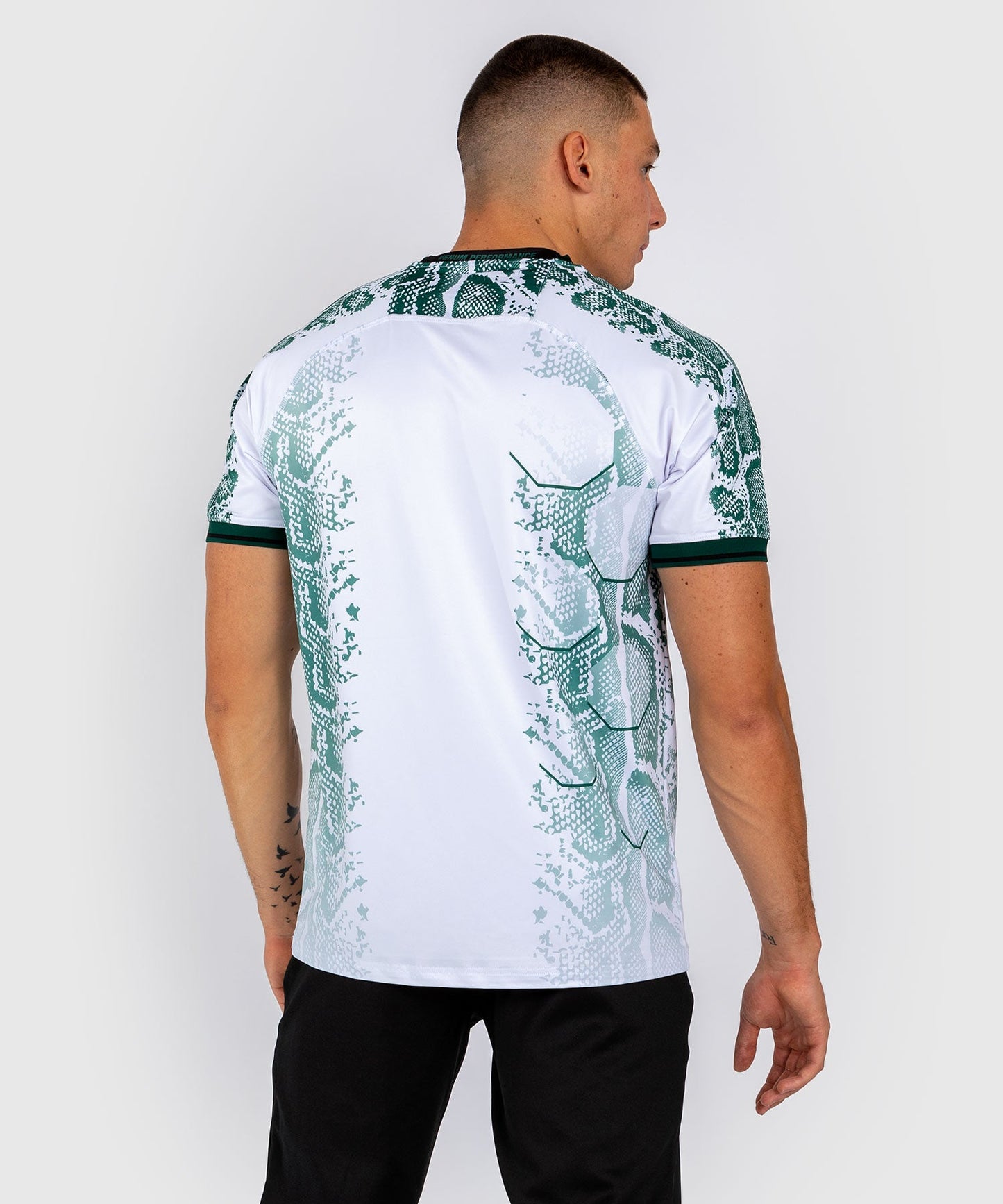 Technical T-shirt for Men UFC Adrenaline by Venum Authentic Fight Night - Emerald Edition - White/Green