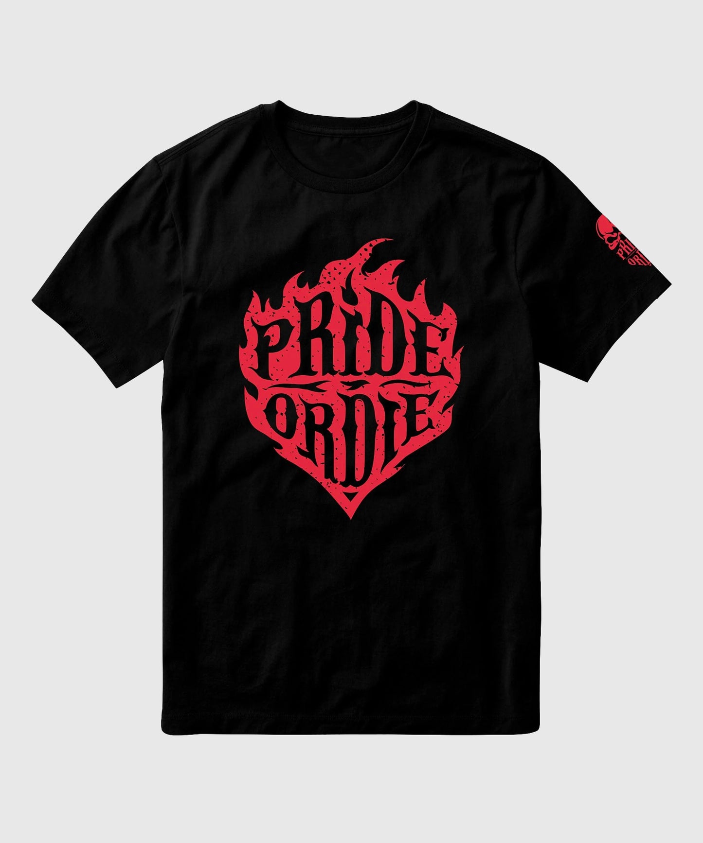 T-Shirt Pride Or Die Reckless Flames - Noir