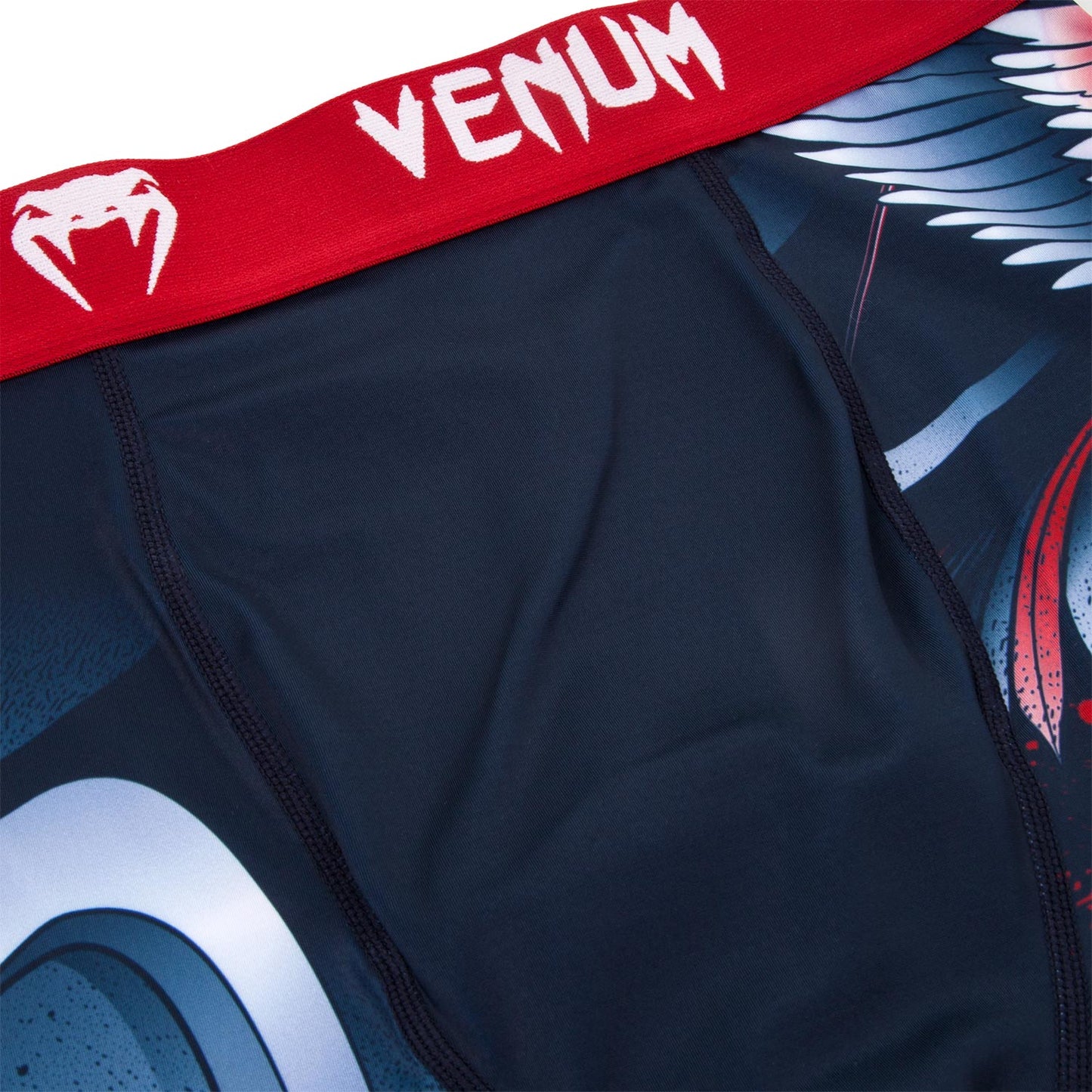Short de compression Venum Rooster - Bleu Marine/Orange