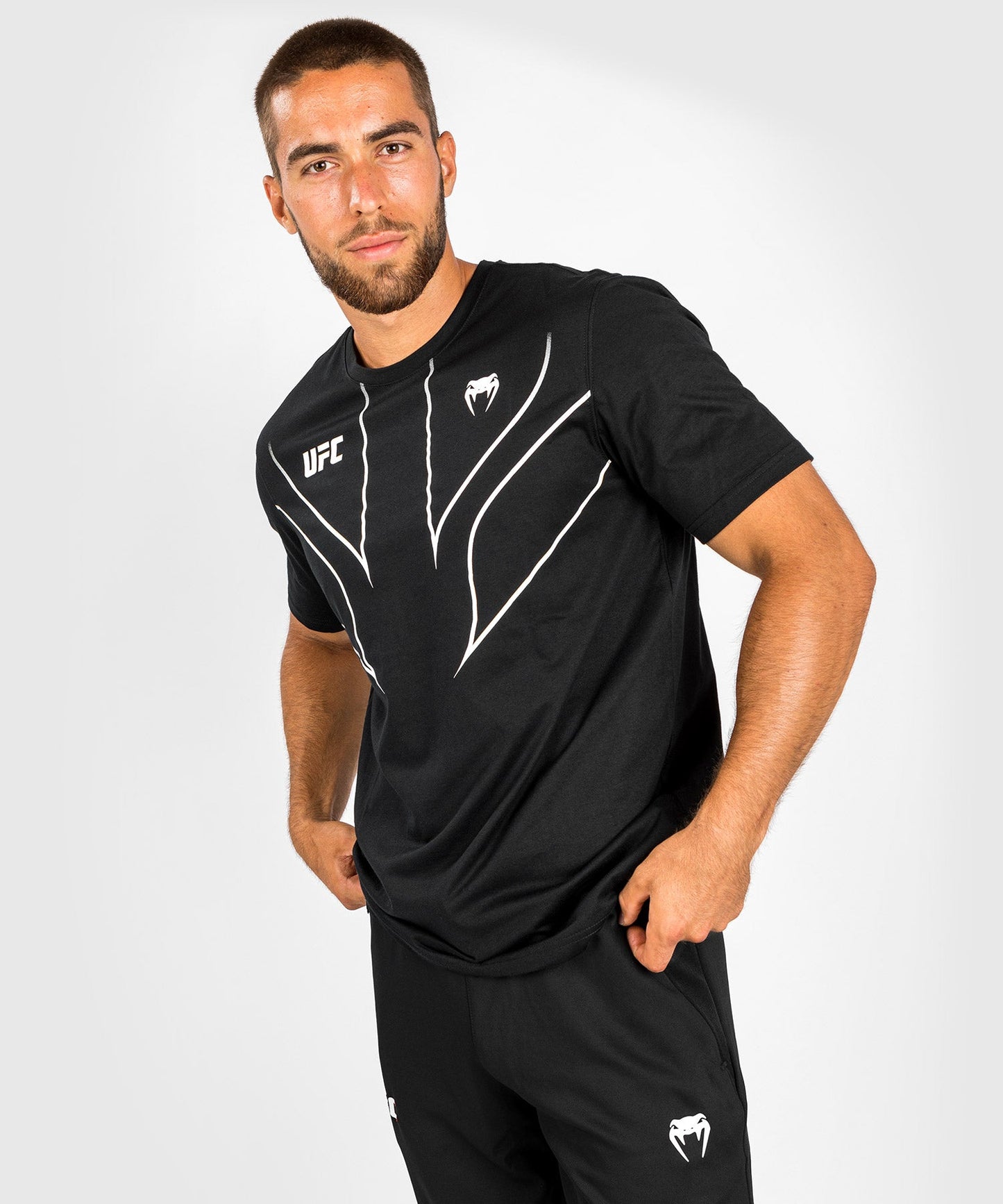 Men's UFC Venum Fight Night 2.0 Replica T-Shirt - Black