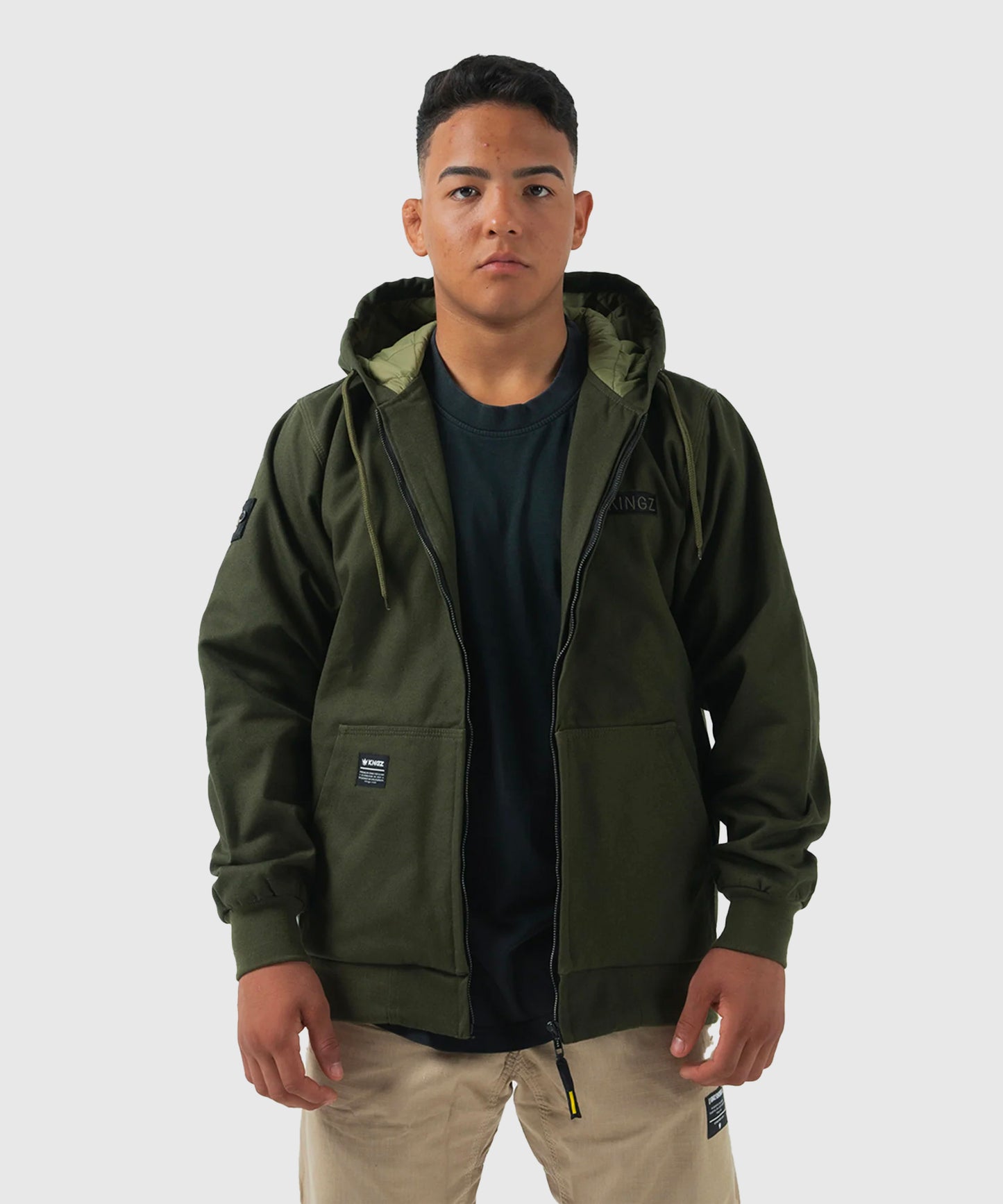 Veste Canvas Kingz - Kaki
