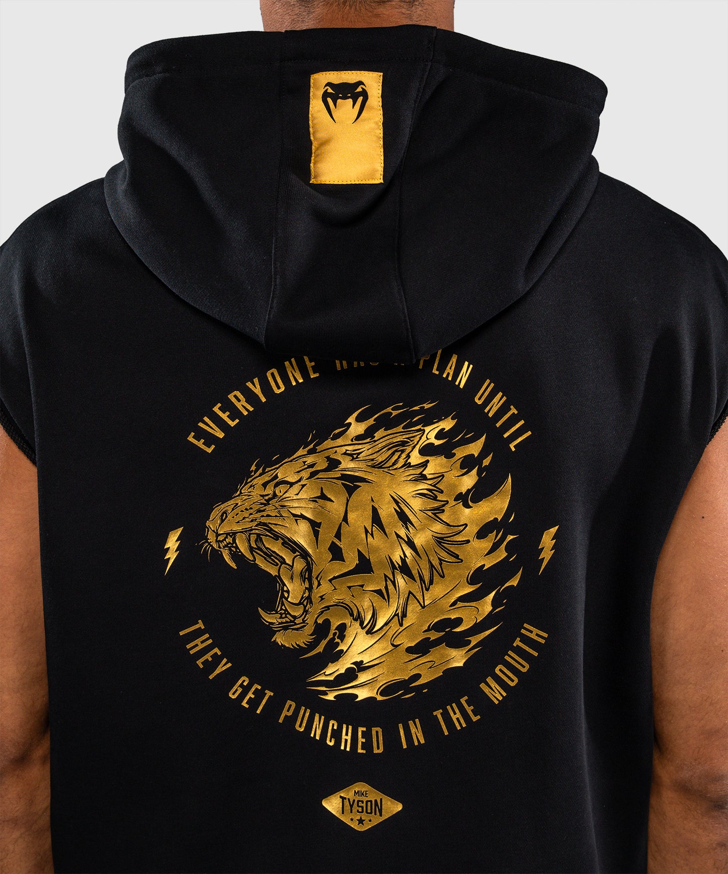 Venum x Mike Tyson Tiger Sudadera Sin Mangas Tiger - Negro/Oro