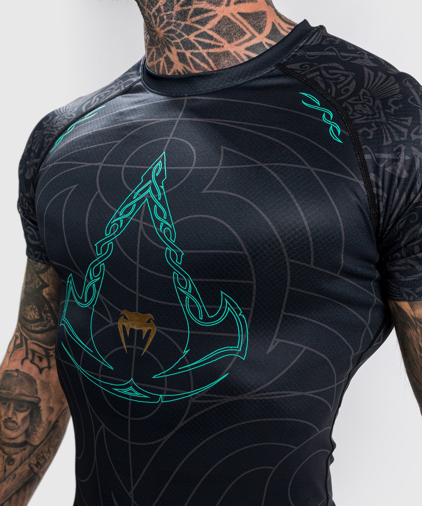 Rashguard Venum Assassin's Creed Reloaded - Manches Courtes - Noir