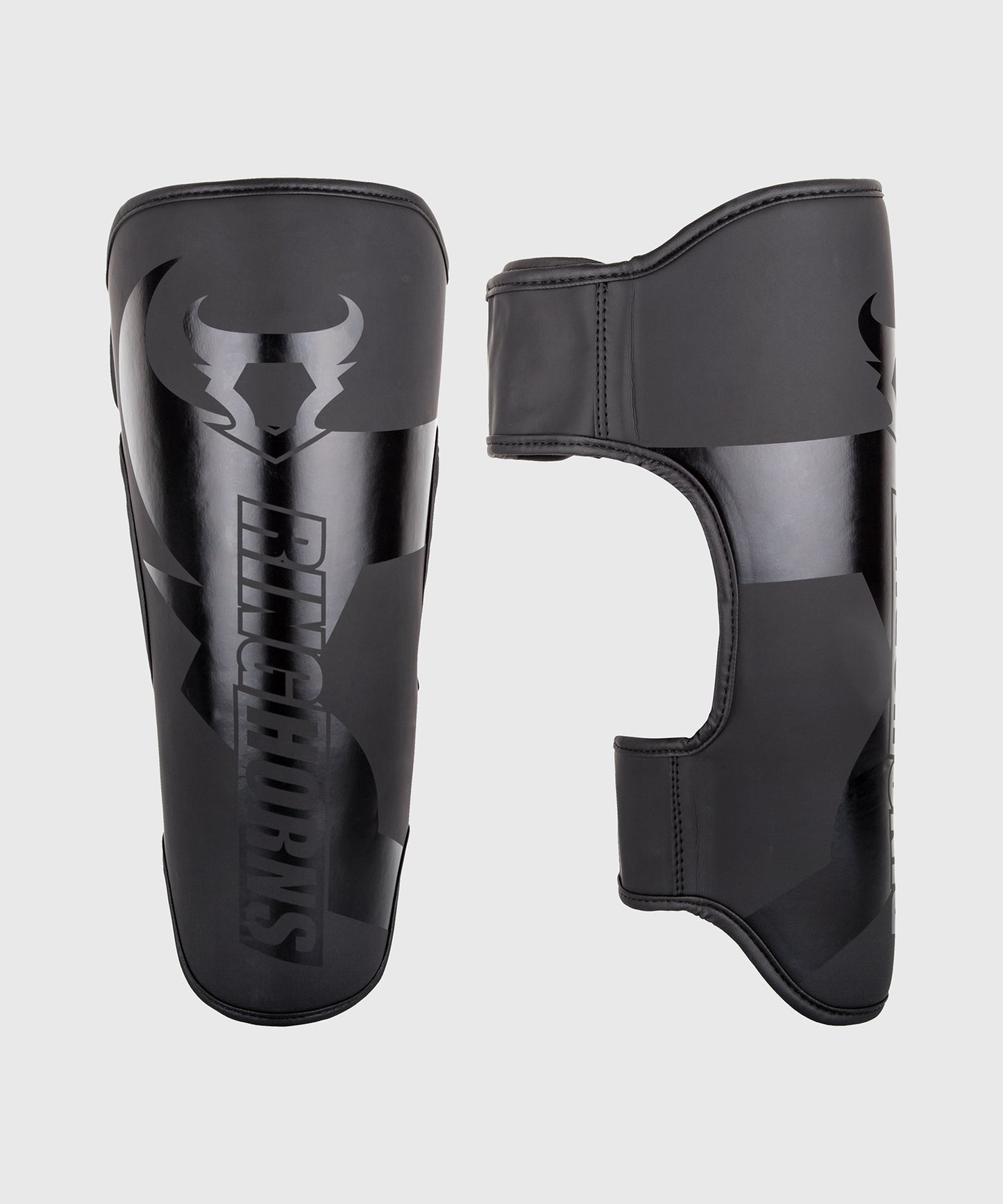 Protège-tibias Ringhorns Charger by Venum - Noir/Noir