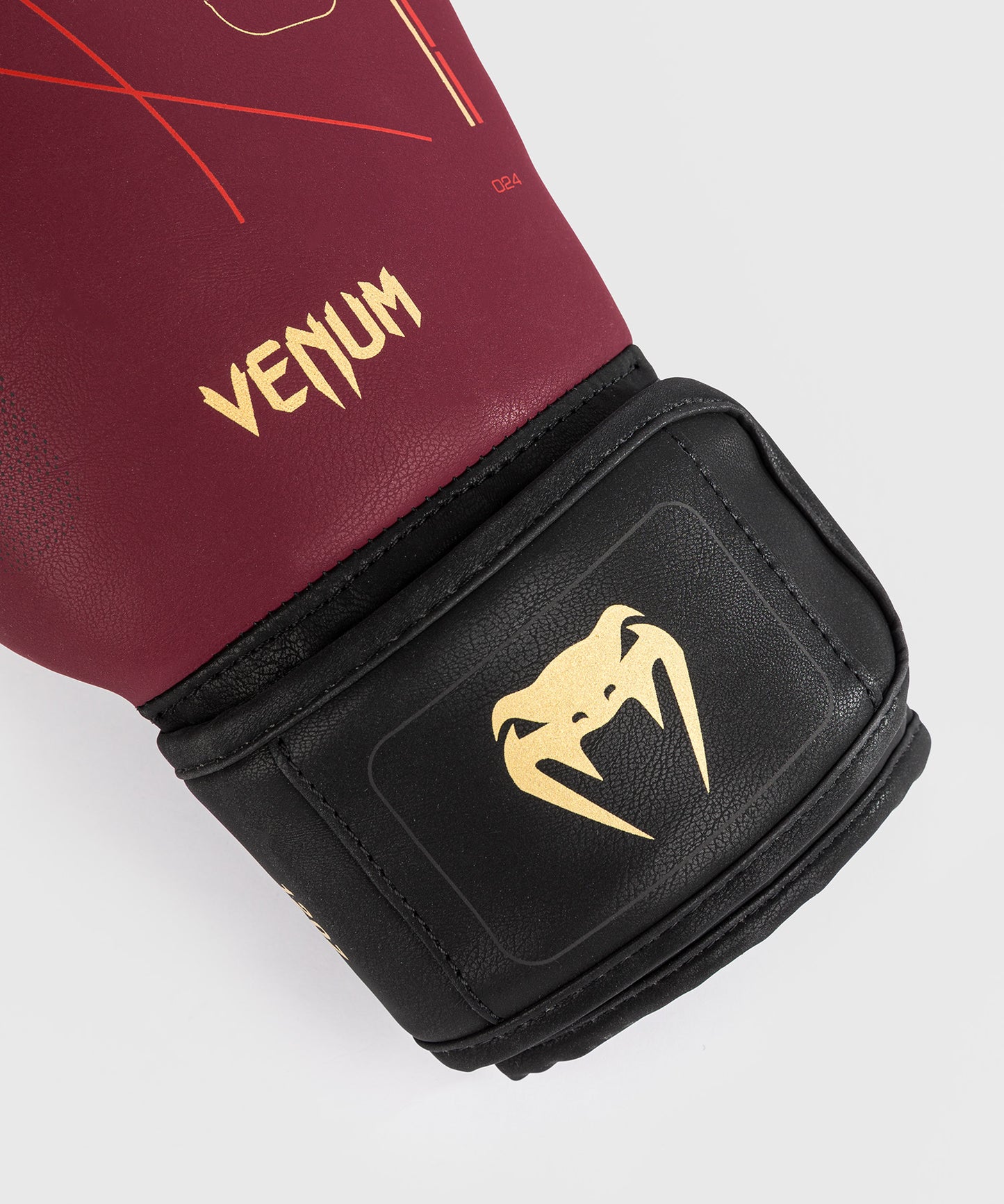 Venum Tactical XT Boxing Gloves - Black/Burgundy/Gold
