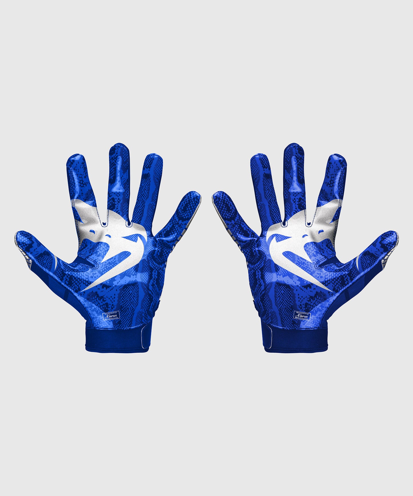 Venum Elite Football Gloves - Royal Blue/Silver