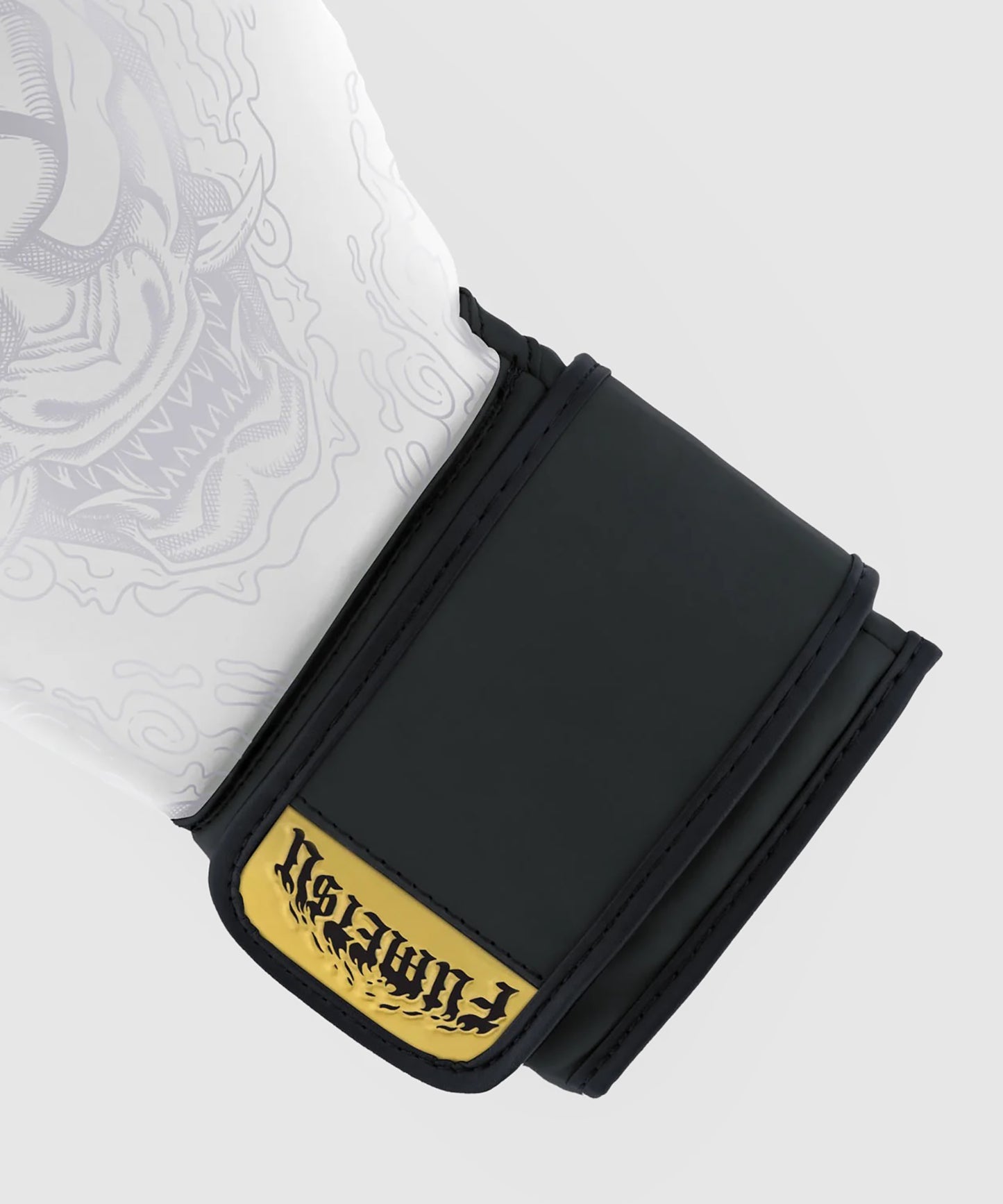 Fumetsu Oni Boxing Gloves - White/Black/Gold