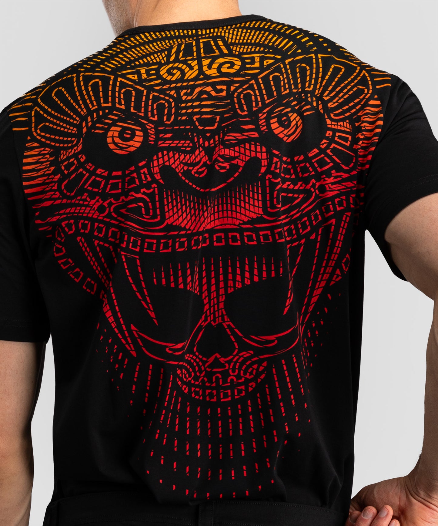 Venum Quetzal Fury T-Shirt - Schwarz/Fury Rot/Tangerine
